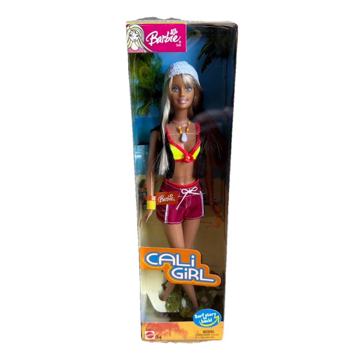 Barbie Cali Girl Doll With Surf Story 2003 Mattel NRFB Rare C6461