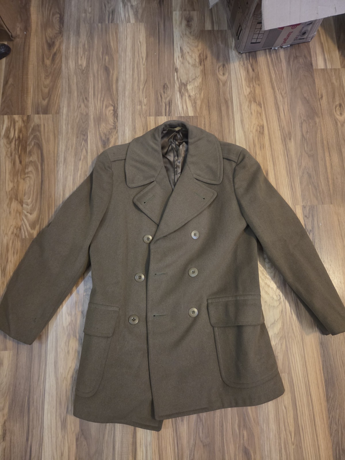WWII WW2 US Army Military M1926 Officer  Overcoat Doeskin Jacket | A+ Cond 38R