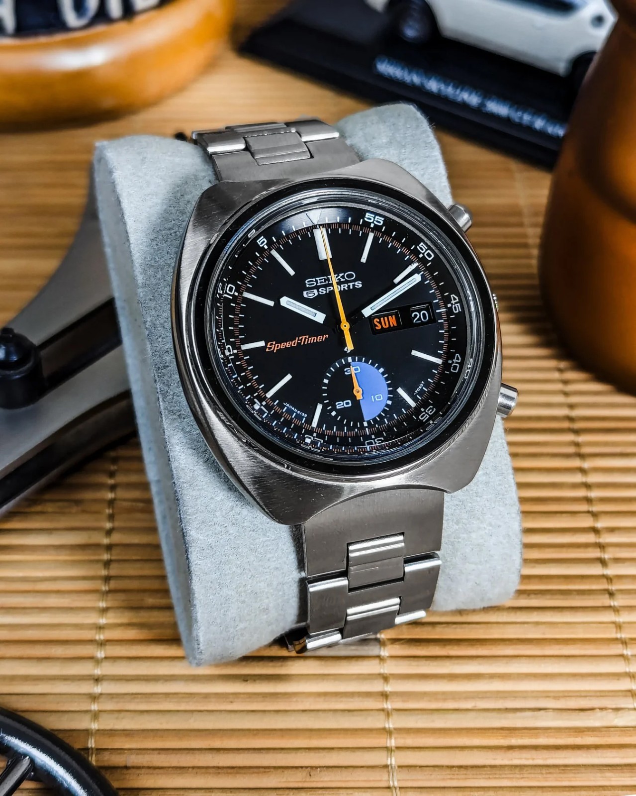 Vintage Seiko 5 Sports Speed Timer - 6139-7020 - Overhauled Racing Chrono - 1971