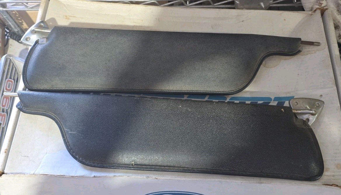 1962-1966 FORD Mustang Galaxie Falcon OEM Light Blue SUN VISORS C2AB-6204122-C