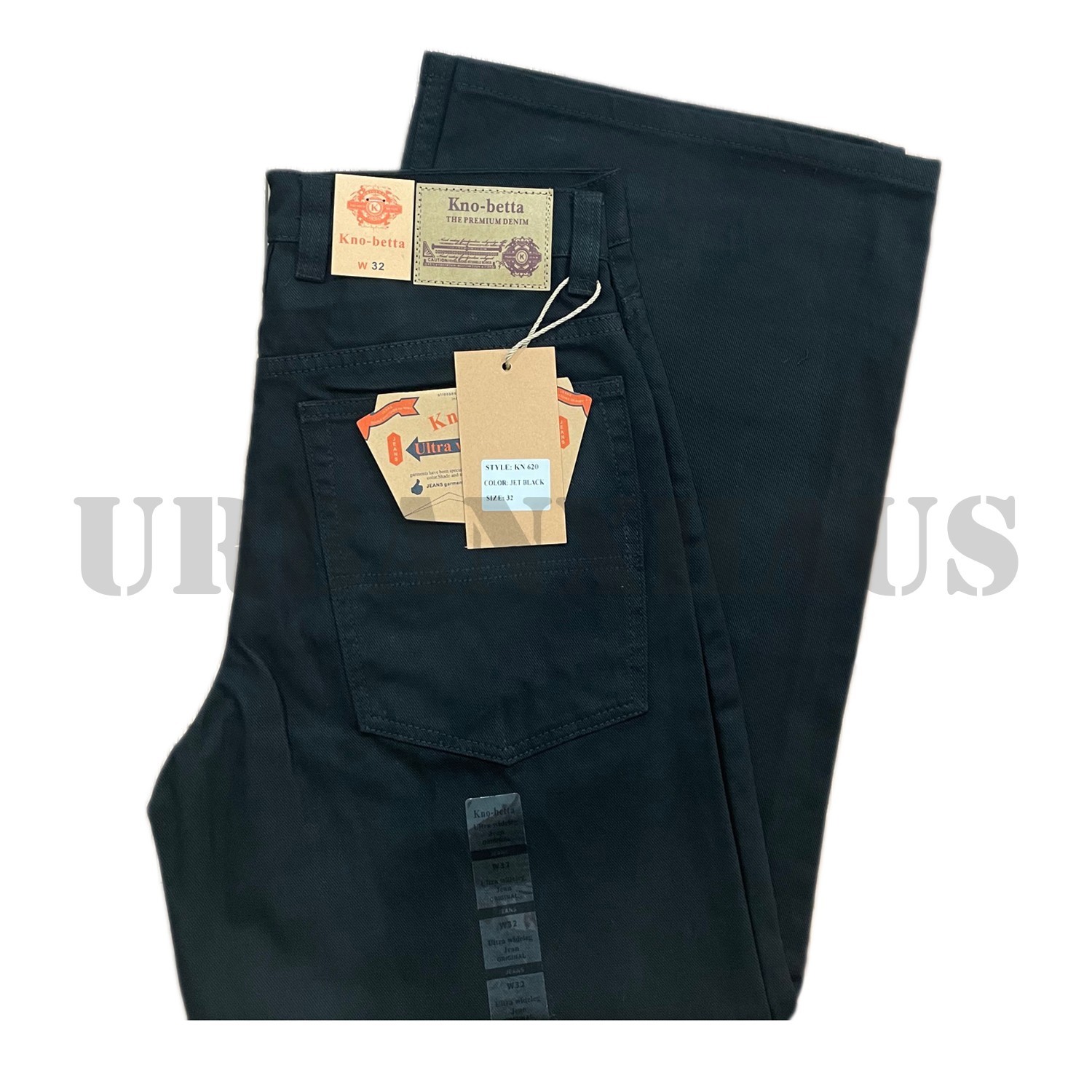 KNO BETTA Y2K MEN\'S BAGGY ULTRA WIDE LEG LOOS FIT DENIM JEANS (30-42) *KN620