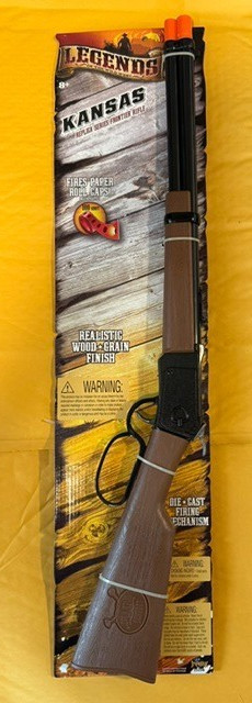 2011 Imperial Toys LEGENDS OF THE WILD WEST Cap Rifle Toy 27” NEW SEALED CLEAN