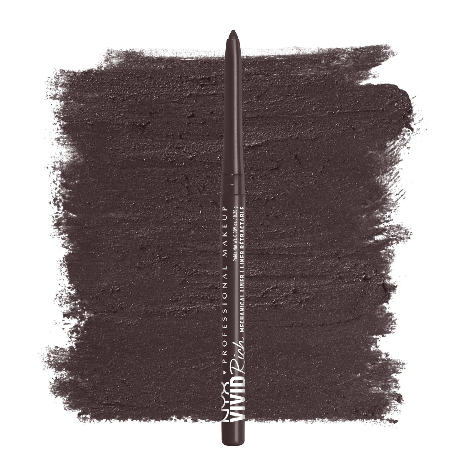 NYX PROFESSIONAL MAKEUP Mechanical Eyeliner Pencil, Brown