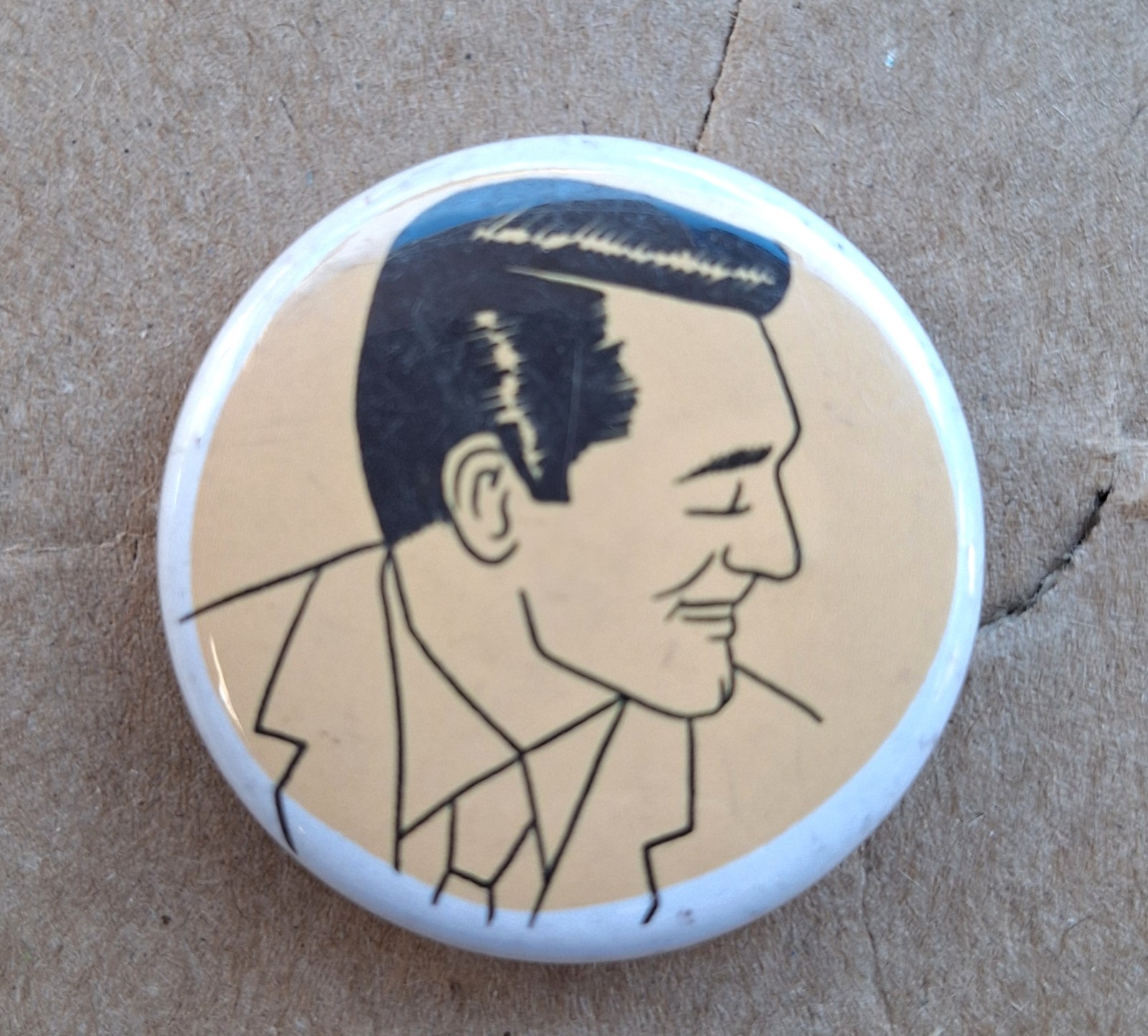 vintage pinback campaign button President Richard Nixon Illustration vintage pinback campaign button President Richard Nixon Illustration
