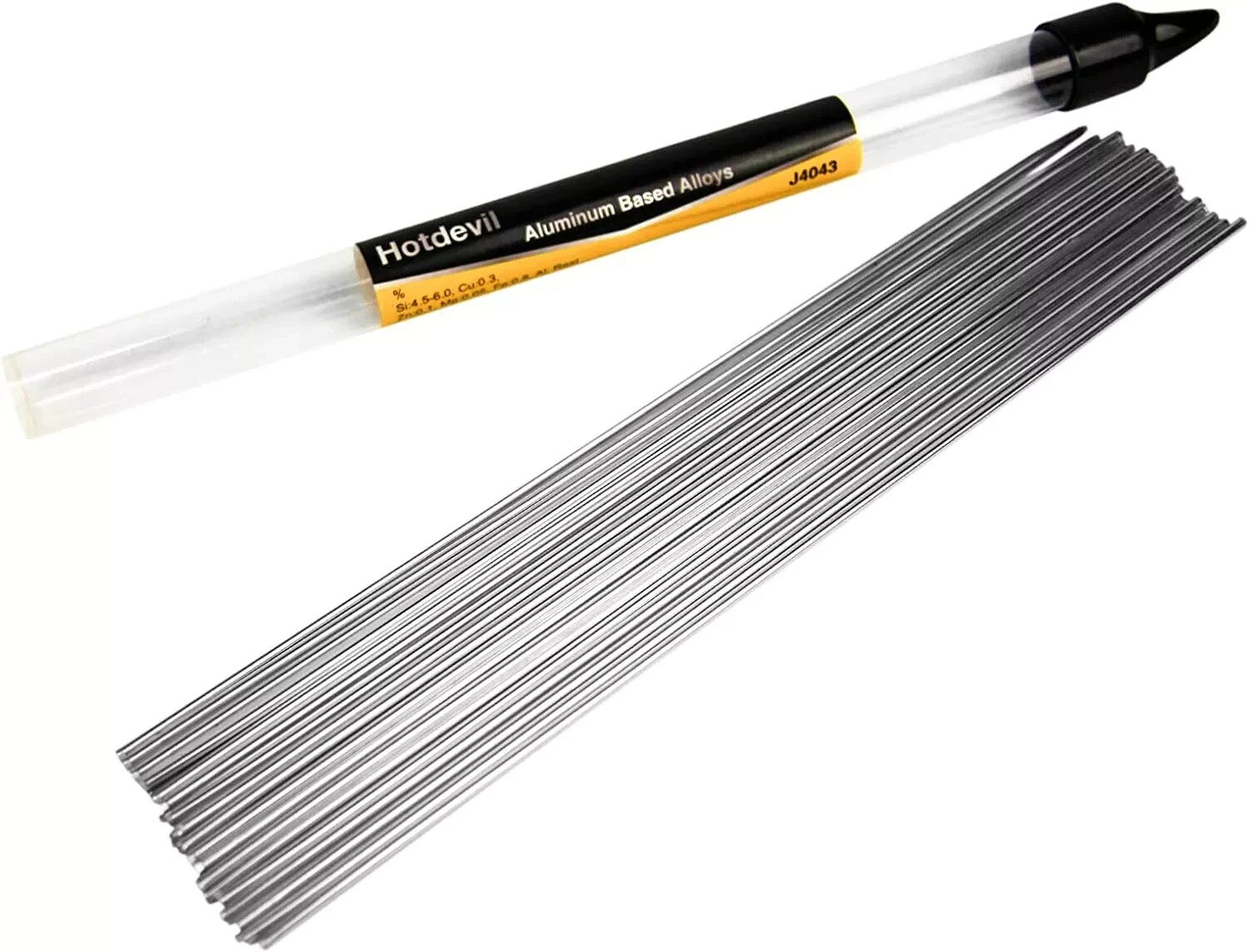 BLUEFIRE J4047 32 pcs Aluminum Silicon Brazing Alloy Rods TIG Gas Welding Solder