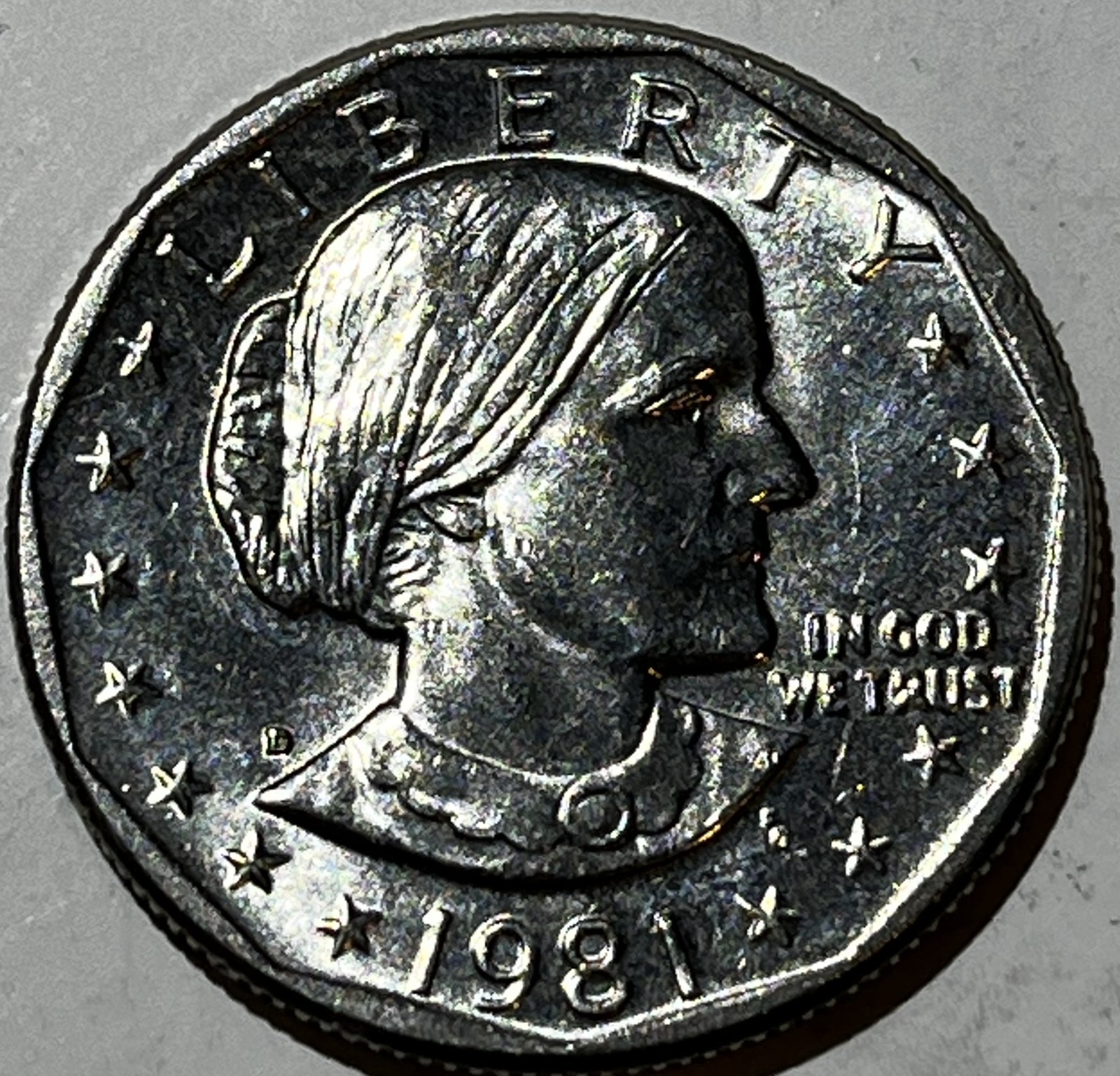 1981 D Susan B Anthony Dollar 1981 D Susan B Anthony Dollar