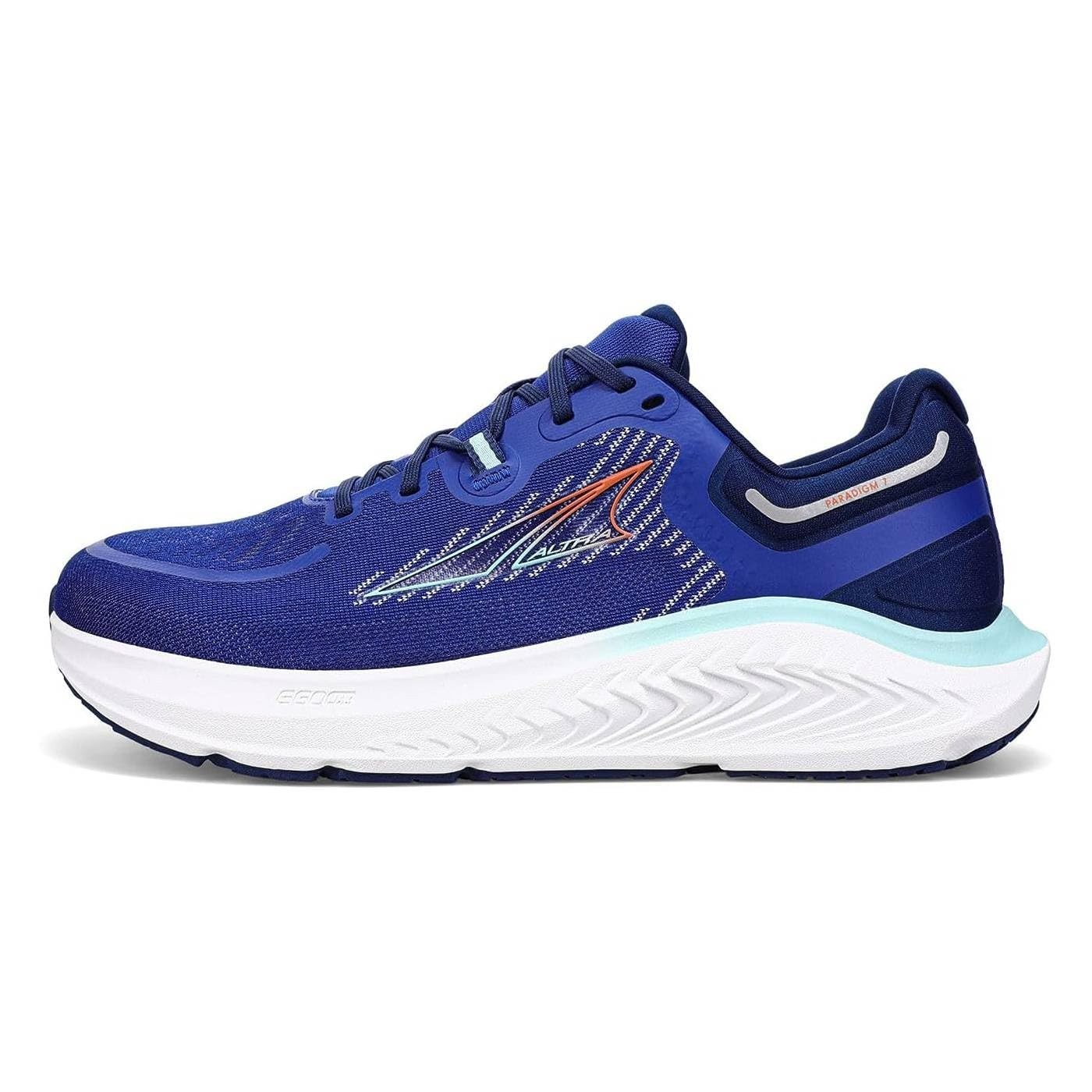 ALTRA Men\'s Paradigm 7 Road Running Shoe, 12 US ( WIDE ), Blue, MSRP $170