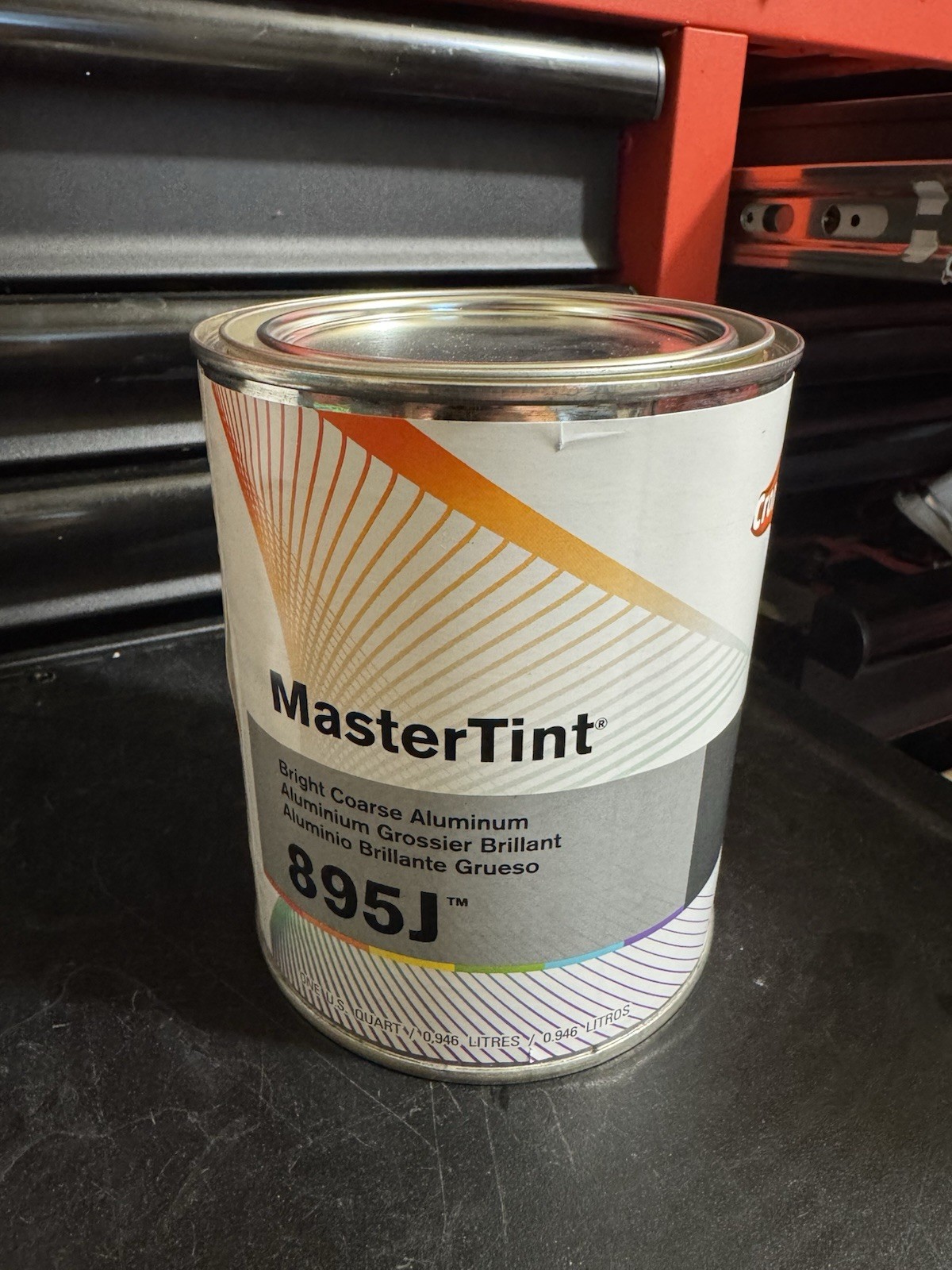 Brand New - Axalta MasterTint Cromax - 895J - Bright Coarse Aluminum 1 Quart Brand New - Axalta MasterTint Cromax - 895J - Bright Coarse Aluminum 1 Quart