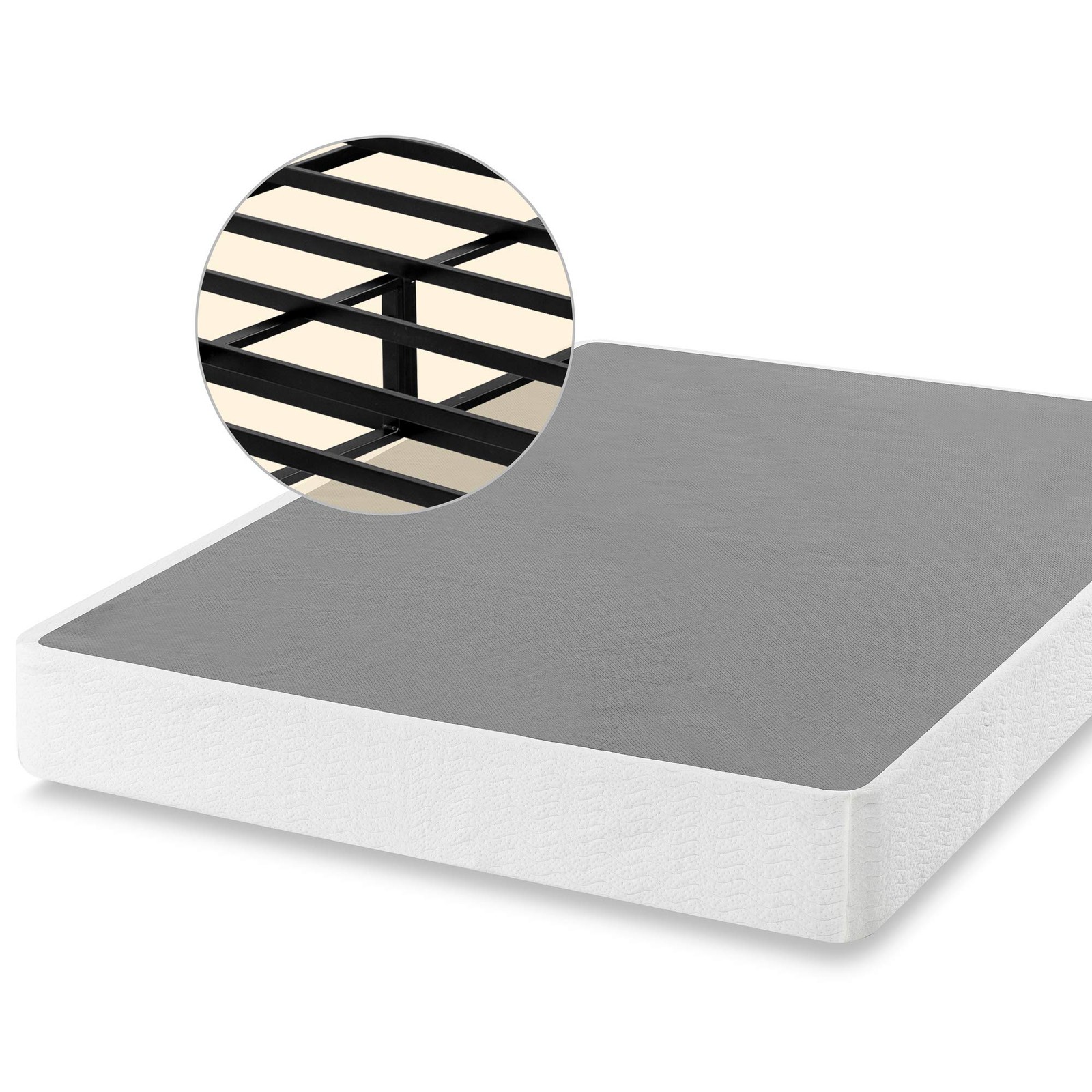 ZINUS 9 Inch Metal Smart Box Spring Mattress Foundation Strong Metal Frame King