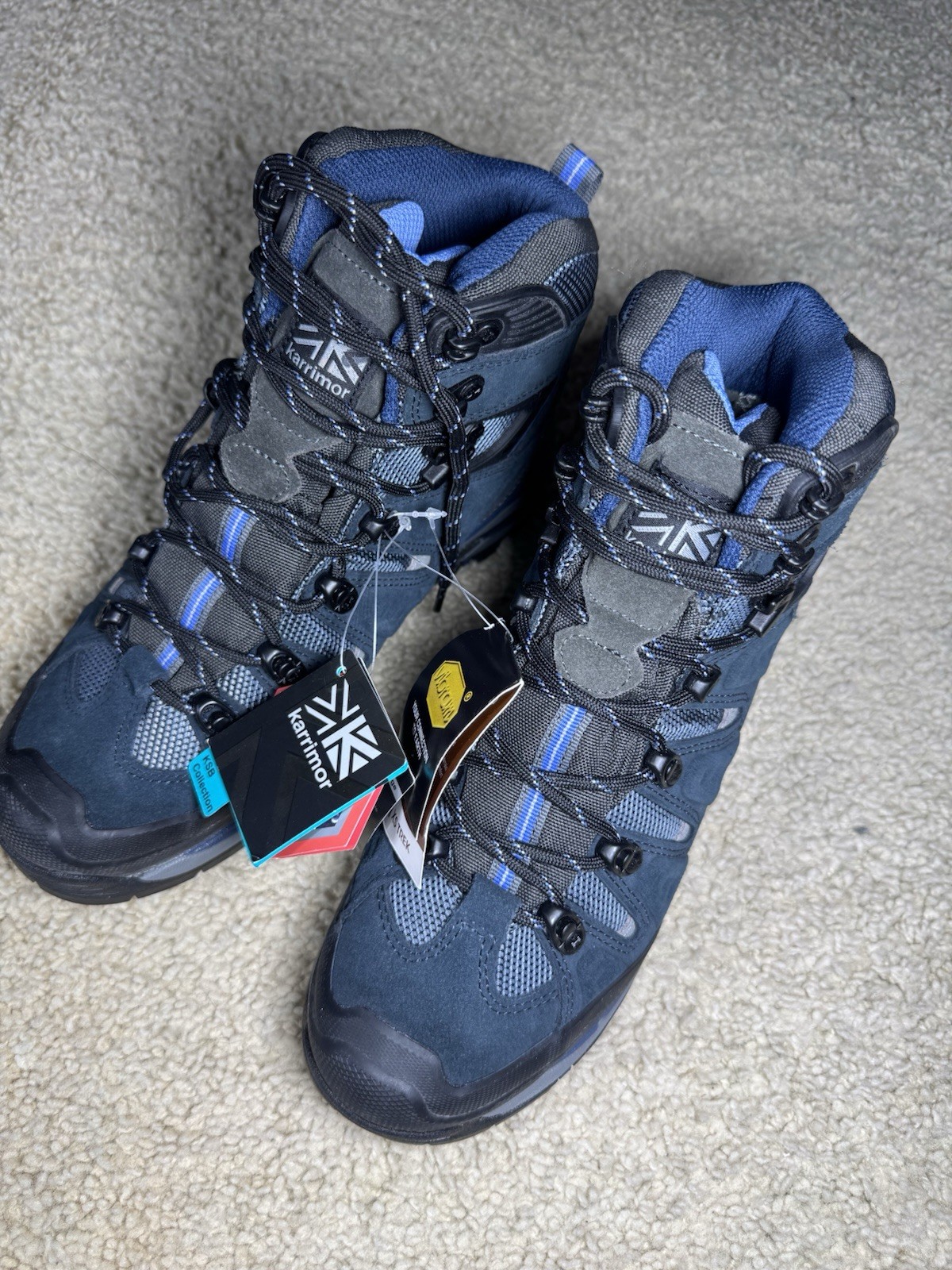 NEW Karrimor Lynx Leopard Ladies WTX 186000-NVY Navy Blue Hiking Boots Womens 8 NEW Karrimor Lynx Leopard Ladies WTX 186000-NVY Navy Blue Hiking Boots Womens 8