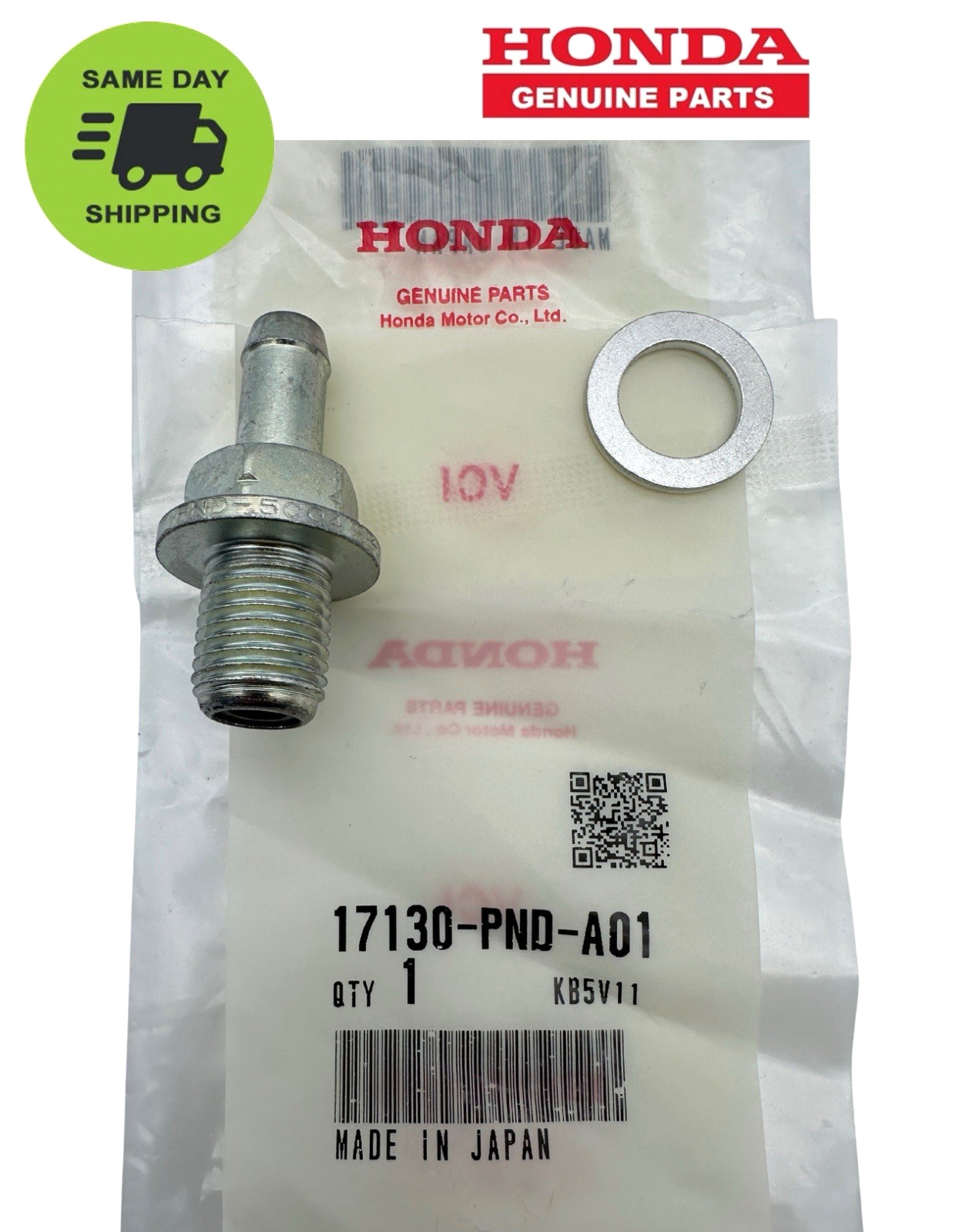 GENUINE Honda Acura OEM NEW PCV Valve 17130-PND-A01 + Washer 94109-14000