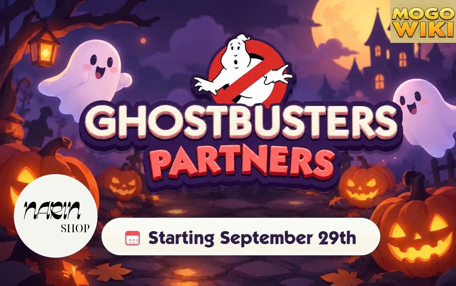 GHOSTBUSTERS PARTNERS event mono_poly Go full carry partner event slot
