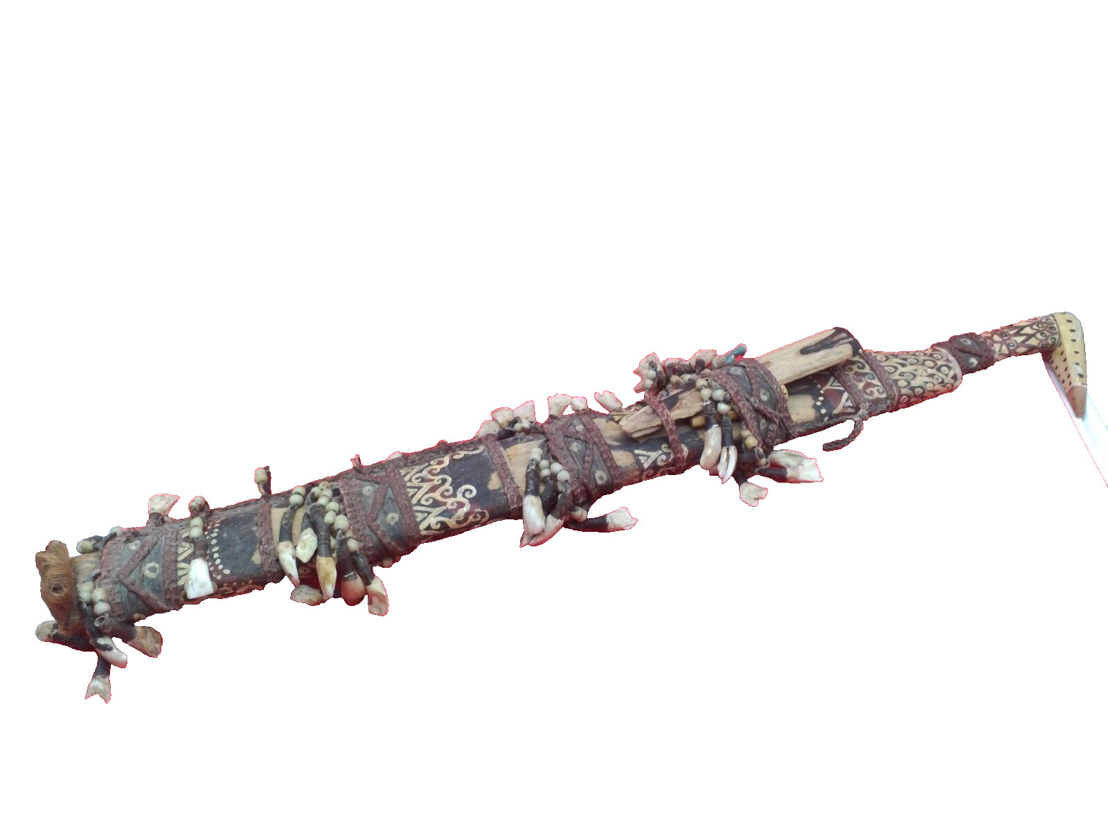 Vintage Dayak Tribe Mandau Head-Hunter Sword 