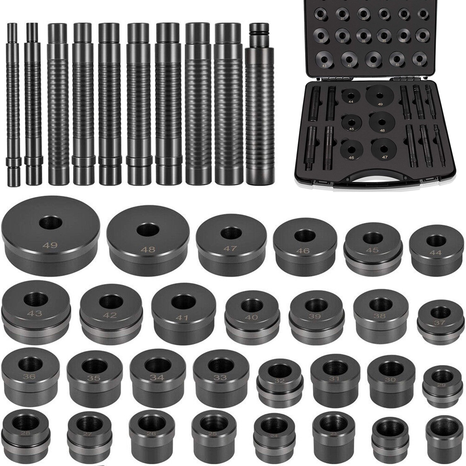 39 PCS T-0220-39 Transmission Bushing Driver Tool Kit For Ford Chrysler GM