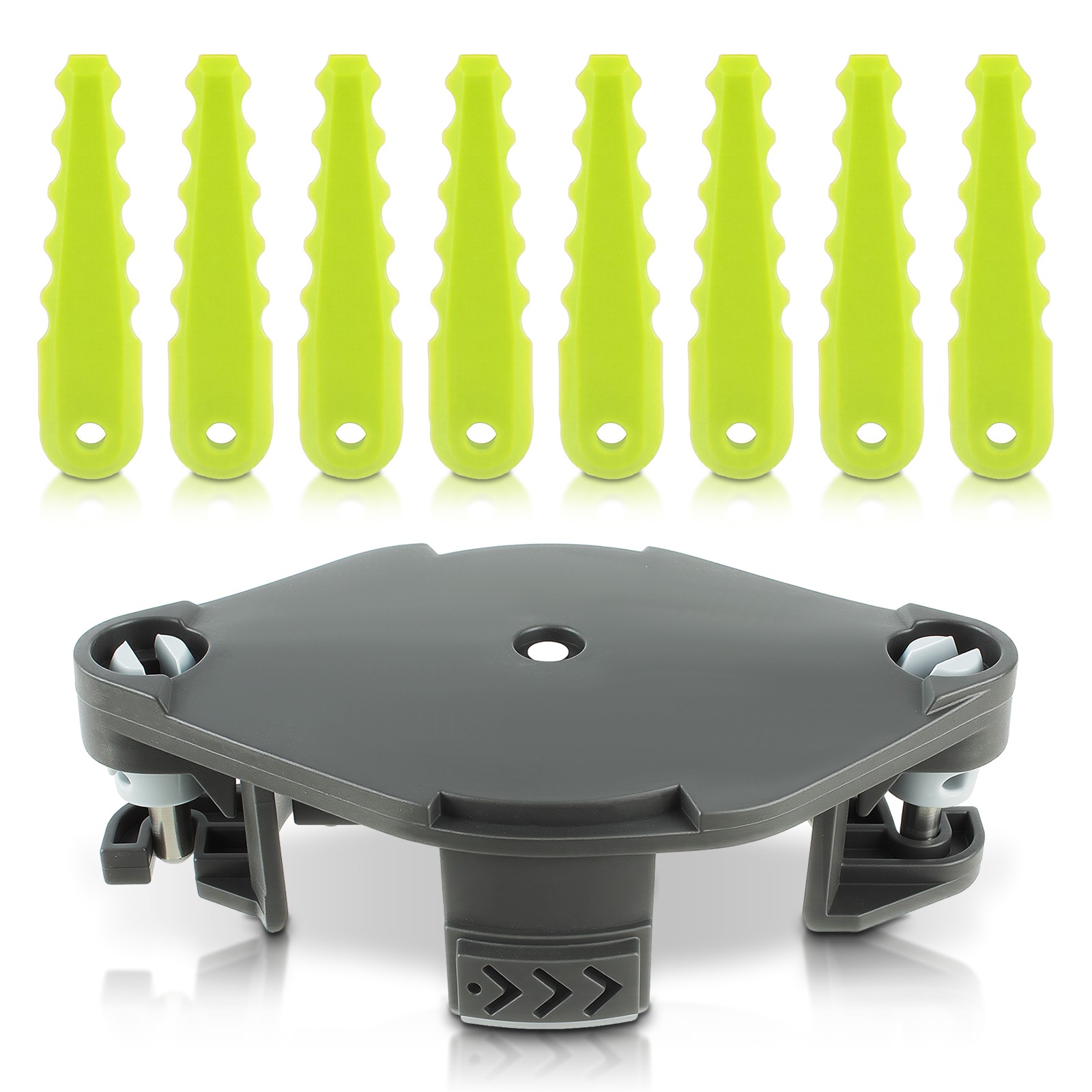 2-in-1 Pivoting Fixed Serrated Bladed & Head For Ryobi P2080, P2008A, P2008