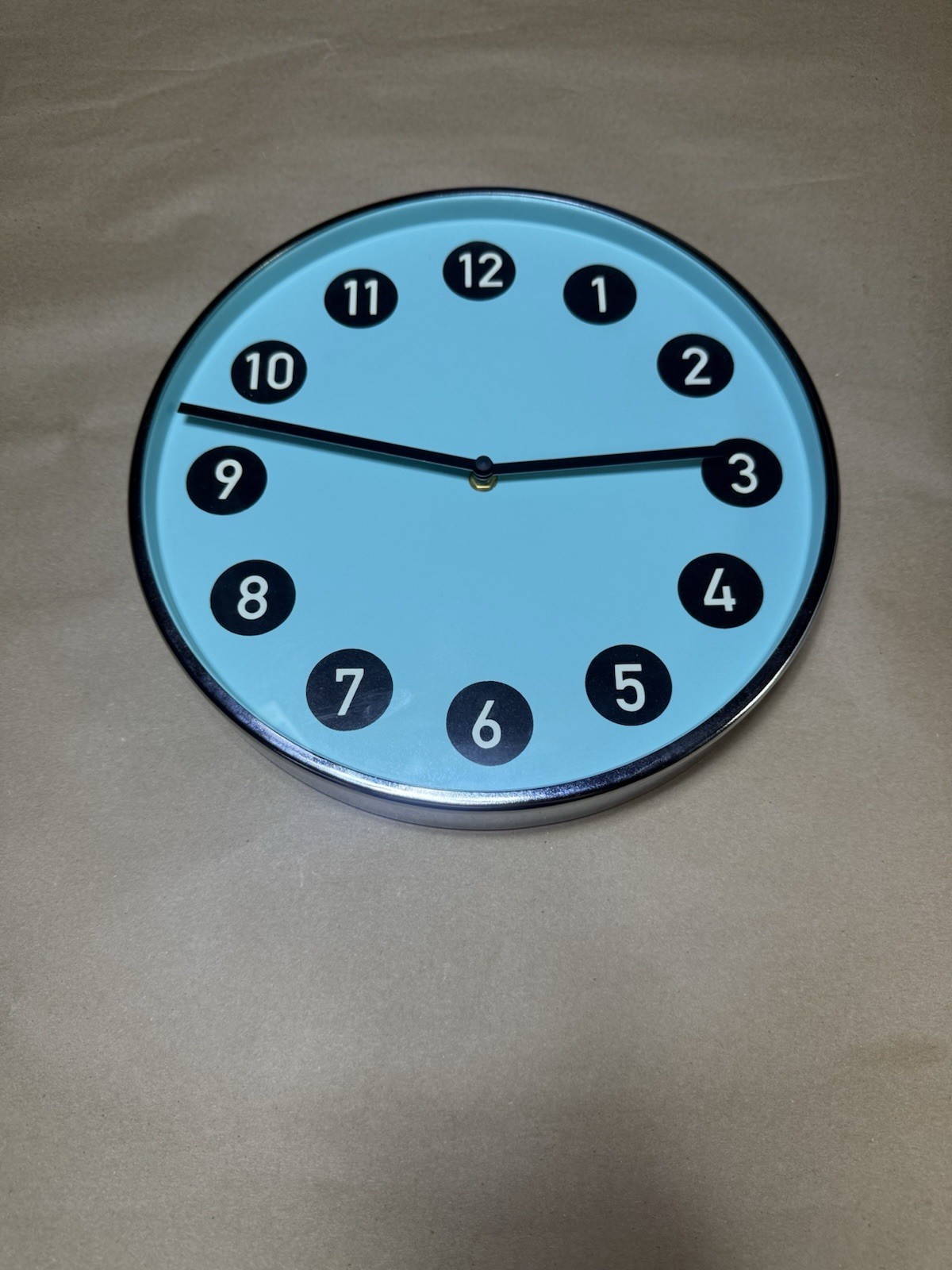Rare Retired Vintage IKEA Wall Clock 80-90s Postmodern Space Age Japan Mvt