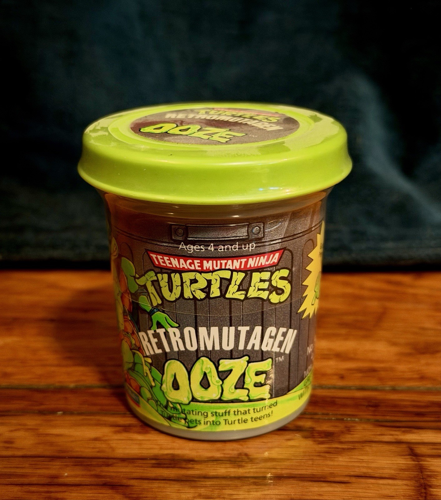 1989 Playmates TMNT Green Retromutagen Ooze Brand New Sealed Can Slime 1989 Playmates TMNT Green Retromutagen Ooze Brand New Sealed Can Slime