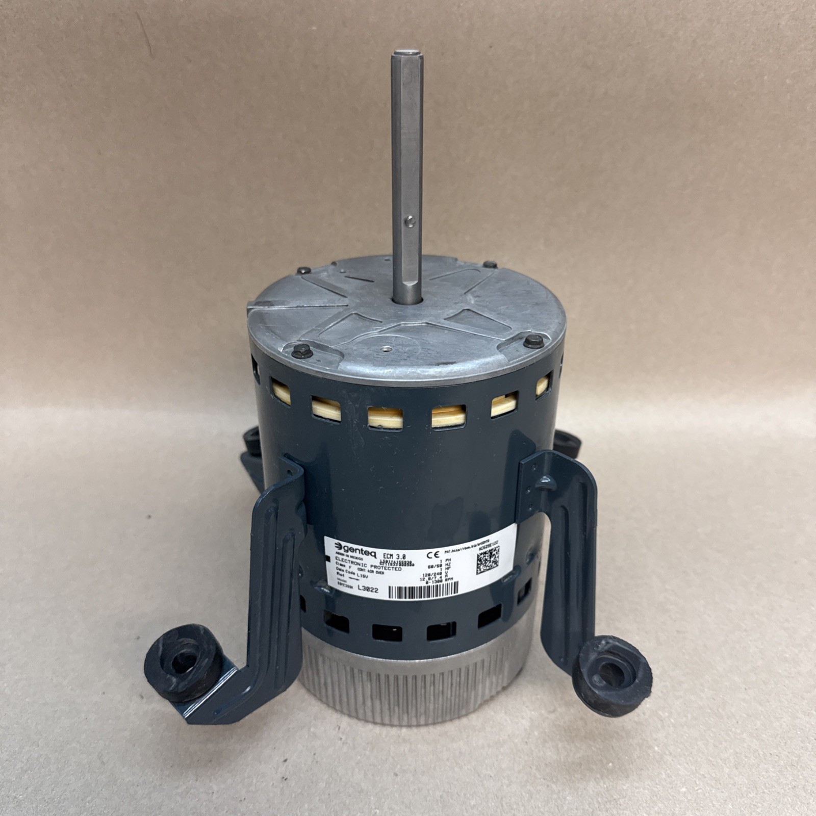 TESTED GENTEQ 5SME39SXL3022 ECM 3.0 Blower Motor 1HP 120/240V HD52SE122 TESTED GENTEQ 5SME39SXL3022 ECM 3.0 Blower Motor 1HP 120/240V HD52SE122