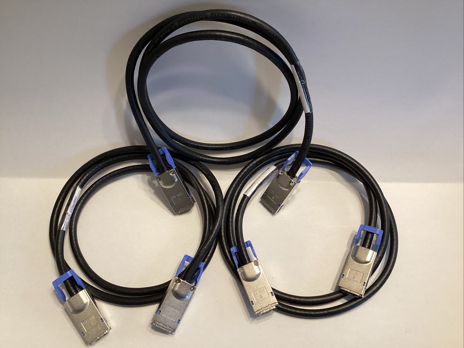 Lot Of 3 - Amphenol 523660004 42/04  Rev B Cord  5’ Length New Open Box