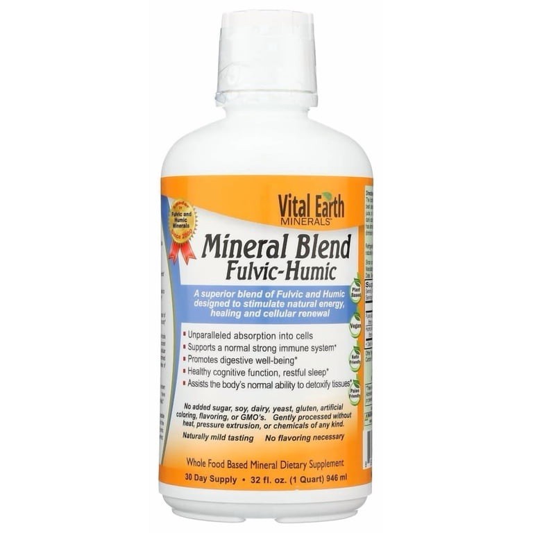 Vital Earth Minerals Mineral Fulvic Humic Blend 32oz Vital Earth Minerals Mineral Fulvic Humic Blend 32oz