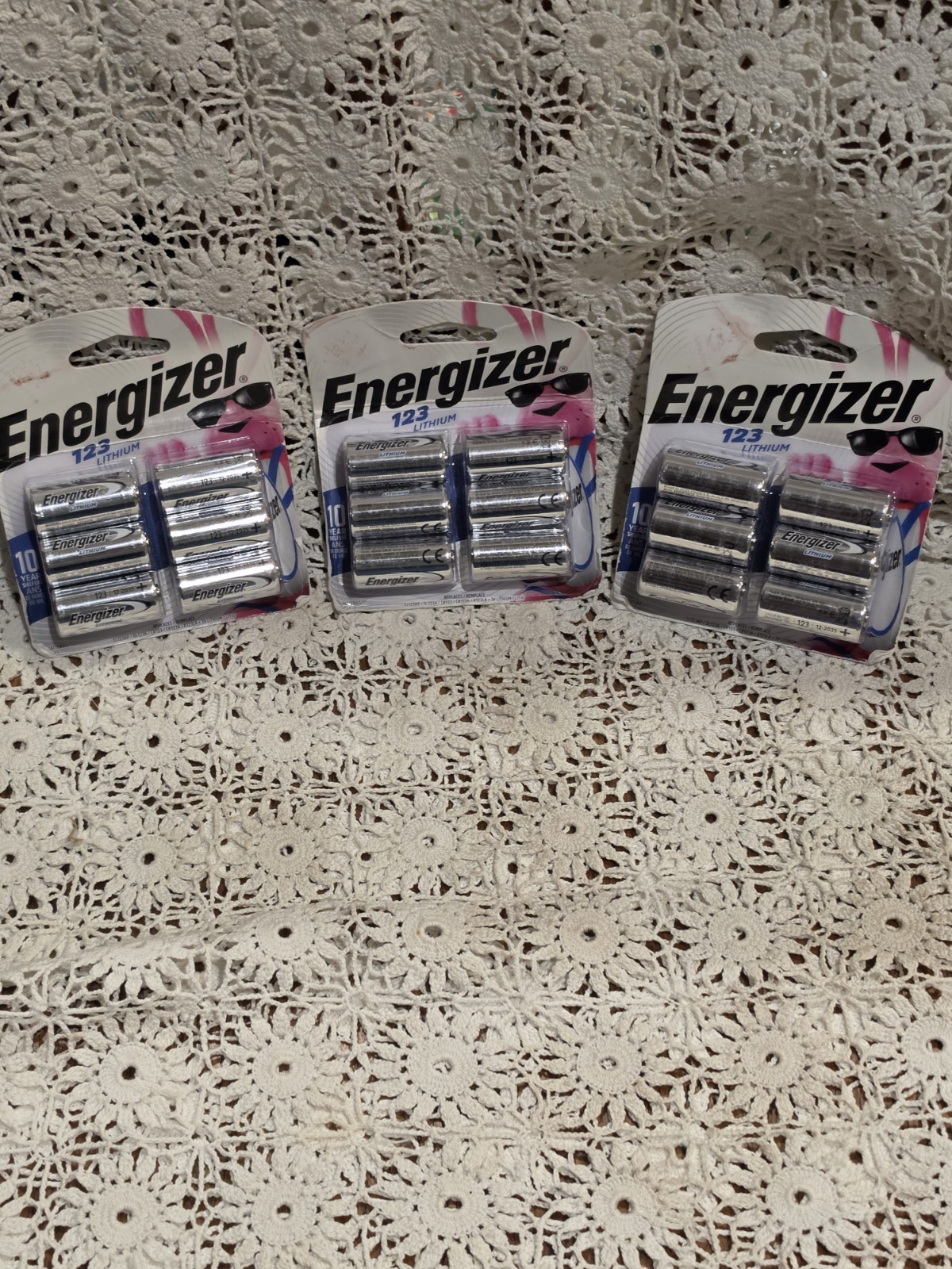 2X Energizer 123 Lithium CR123A Batteries 3V 6-Pack EL123BP-6 UPN-172343 12/2035 2X Energizer 123 Lithium CR123A Batteries 3V 6-Pack EL123BP-6 UPN-172343 12/2035