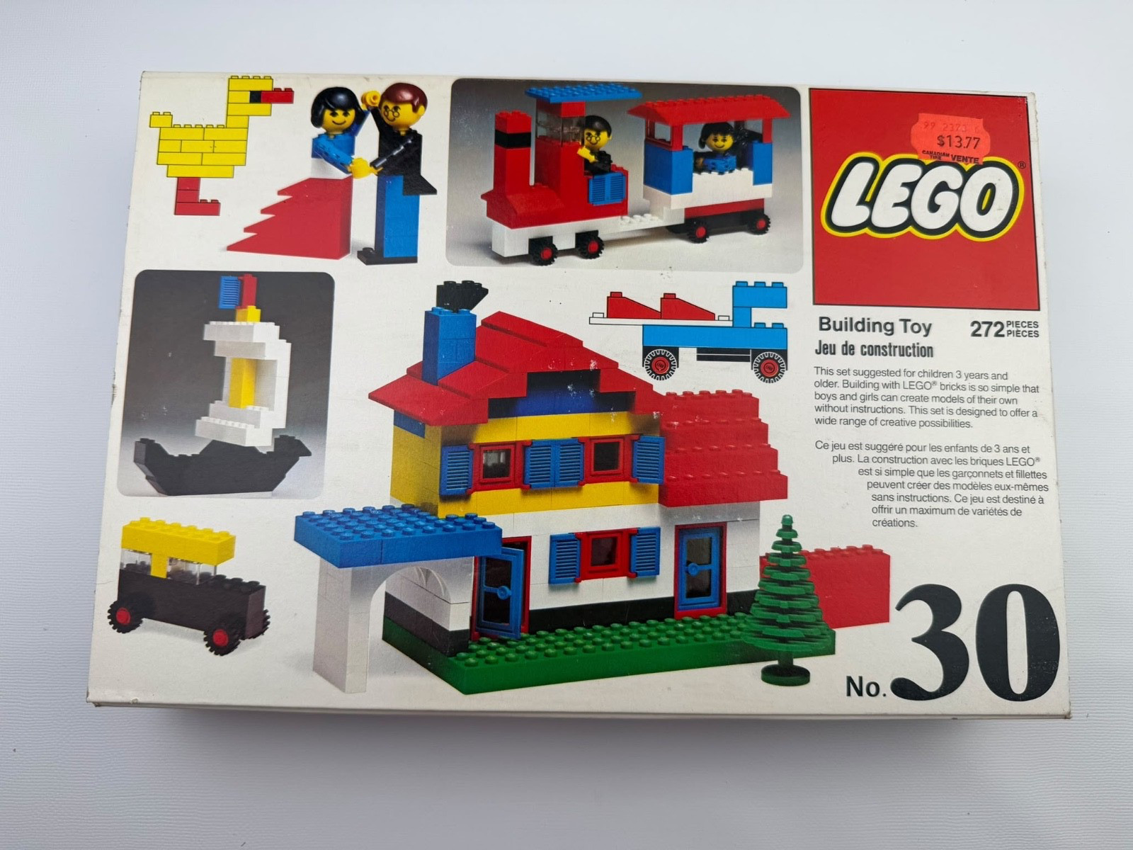 RARE 1974 Vintage LEGO Samsonite Set No. 30 272 Pieces NEW SEALED NOS Unopened