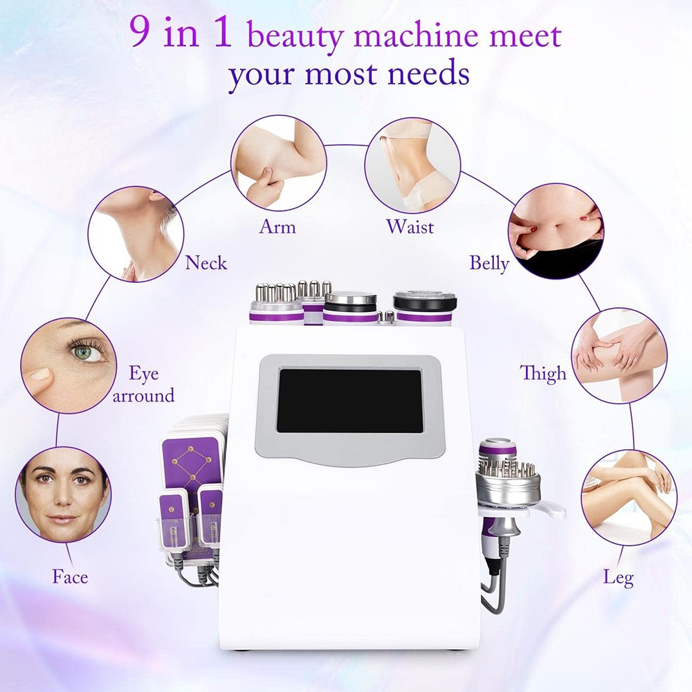 New 9 in 1 Beauty Machine for Body Massage Facial Skin Care For Salon Spa Home New 9 in 1 Beauty Machine for Body Massage Facial Skin Care For Salon Spa Home