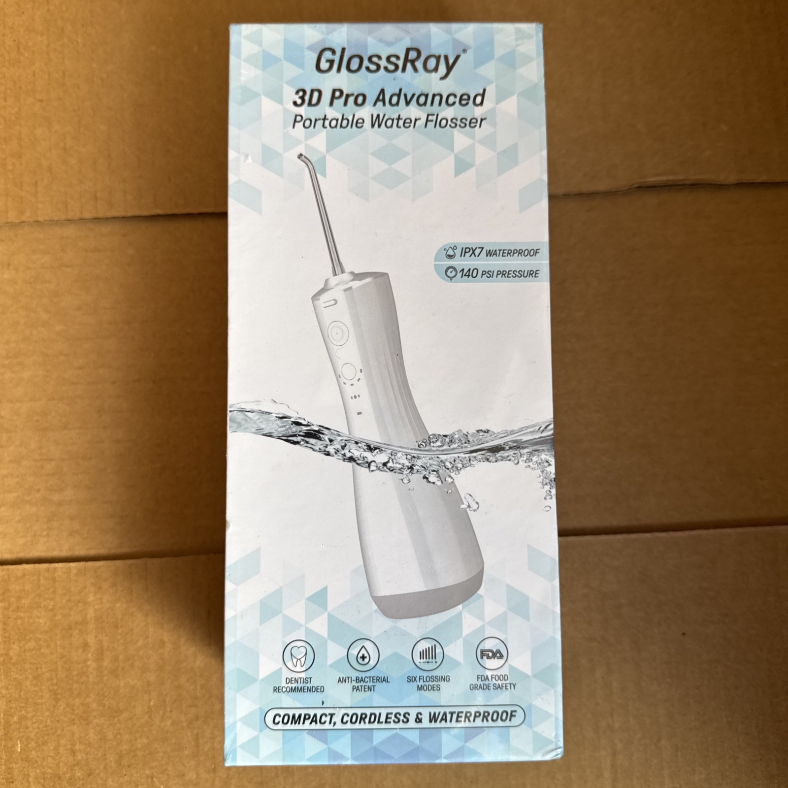 GlossRay Portable 3D Pro Water Flosser Advanced Dental Tool