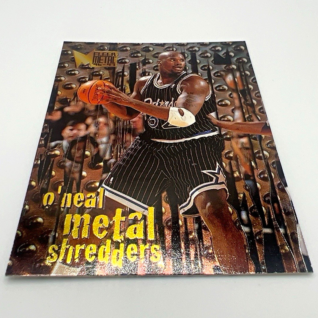 Fleer/SkyBox 1996-97 Fleer Metal Metal Shredders Shaquille O'Neal #143 Fleer/SkyBox 1996-97 Fleer Metal Metal Shredders Shaquille O'Neal #143