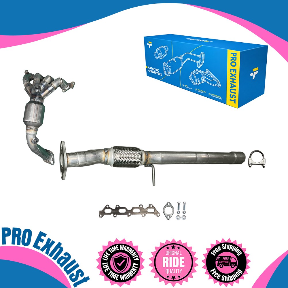 Front Cat+Front Pipe For 2012-2017 Fiat 500 1.4L Non-Turbo Federal