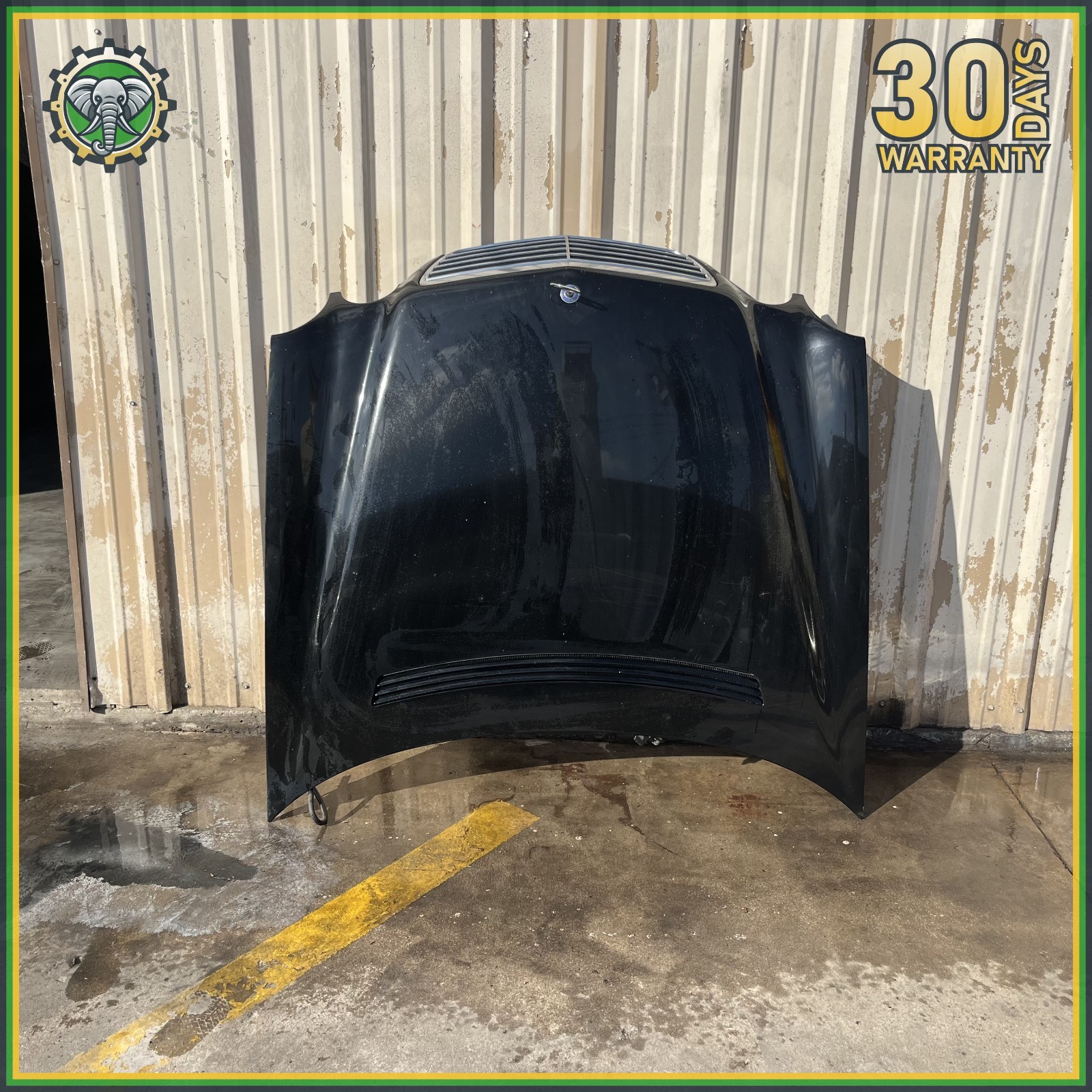 00-02 MERCEDES-BENZ W210 E320 E430 E55 AMG HOOD BONNET SHELL BLACK OEM