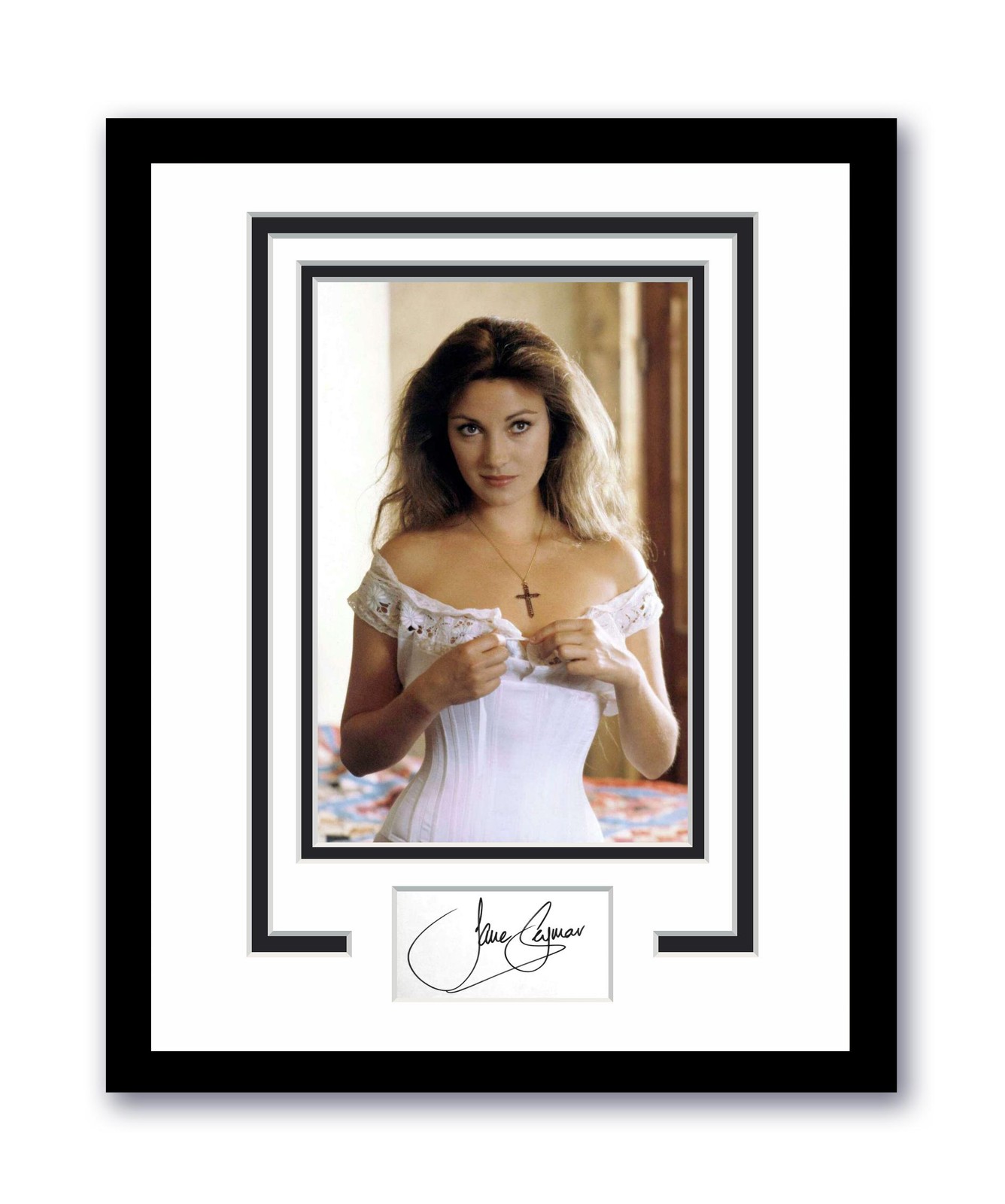 Jane Seymour Autographed Signed 11x14 Framed Photo ACOA