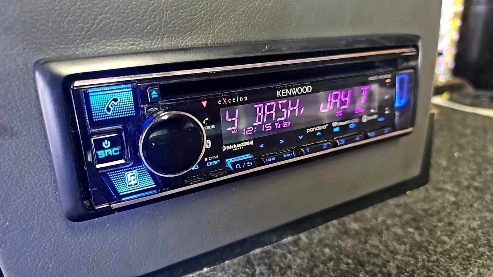 Kenwood Excelon KDC-X303 CD Receiver Bluetooth Pandora SiriusXM USB Tested
