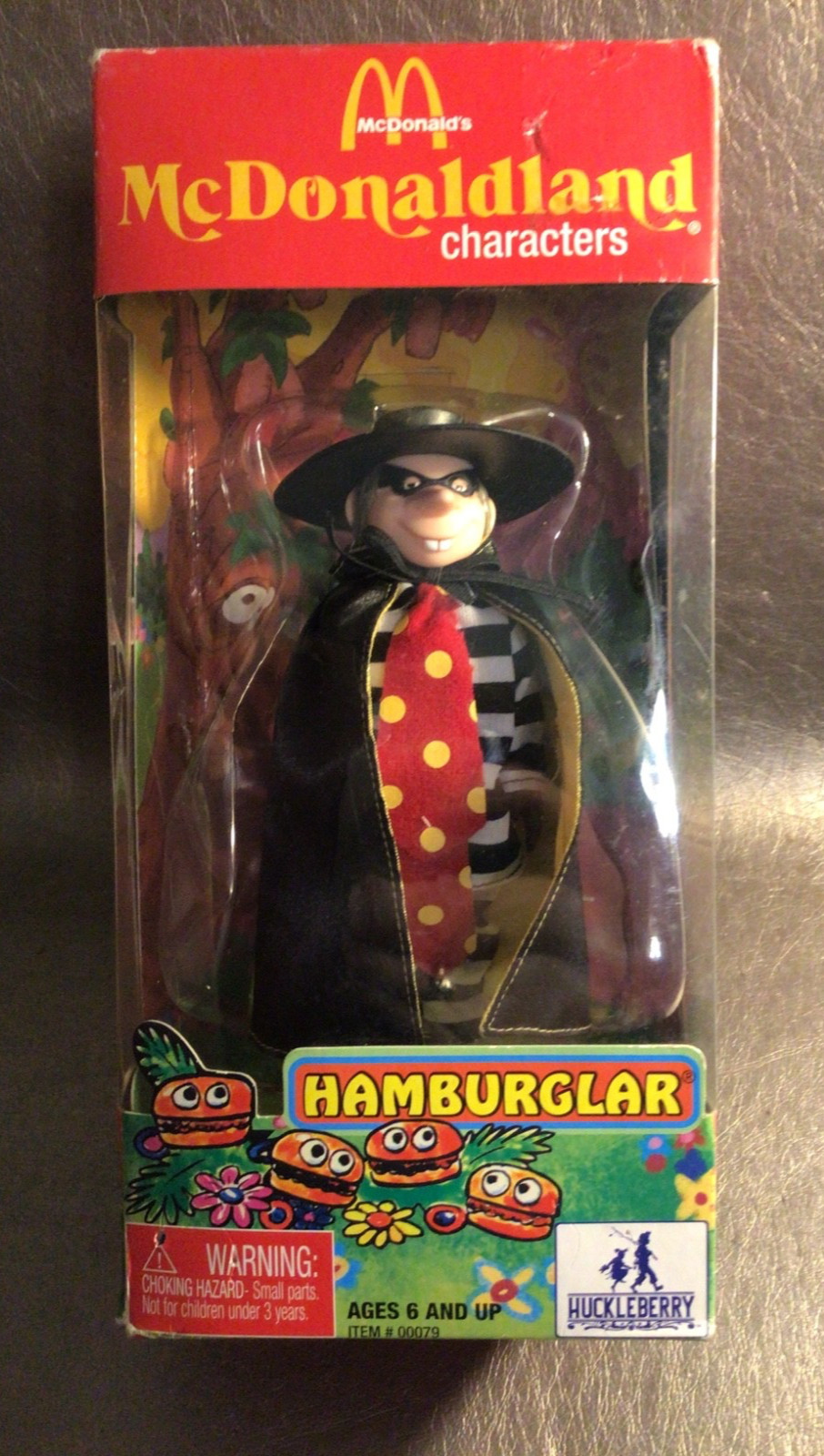 McDonald’s McDonaldland 2008 Hamburglar 6” Posable Figure Huckleberry Toys
