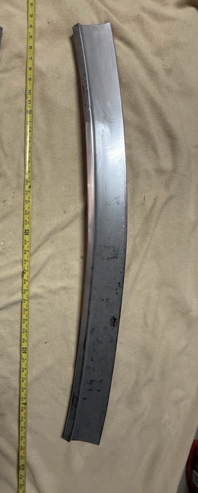 1955 Oldsmobile 88 Super 88 Rocket OEM Front Hood Lip Molding Trim Panel 1955 Oldsmobile 88 Super 88 Rocket OEM Front Hood Lip Molding Trim Panel
