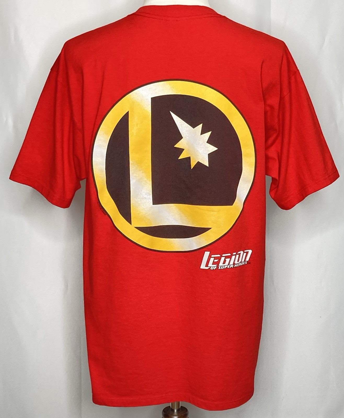 Vintage 90s Legion of  Super-Heroes T-Shirt Mens XL DC Comics 1997 Superhero VTG