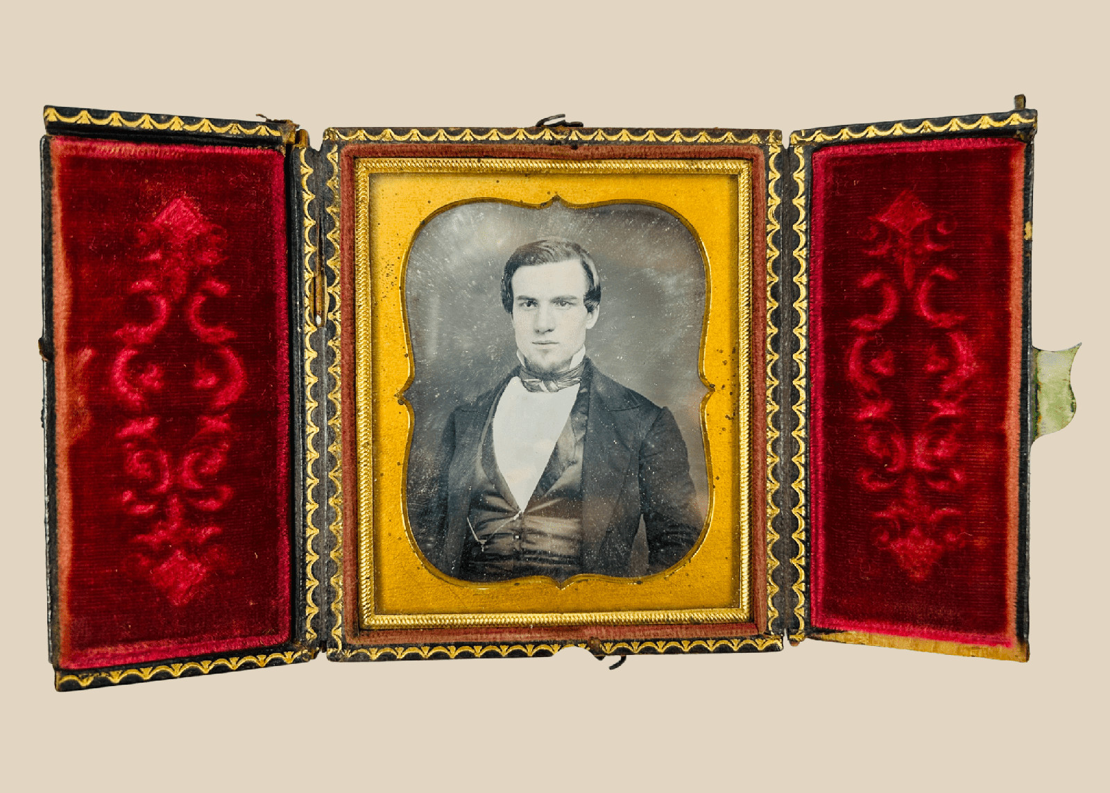 Antique Cased Daguerreotype Portrait | Victorian Gentleman | Circa 1850s–1860s
