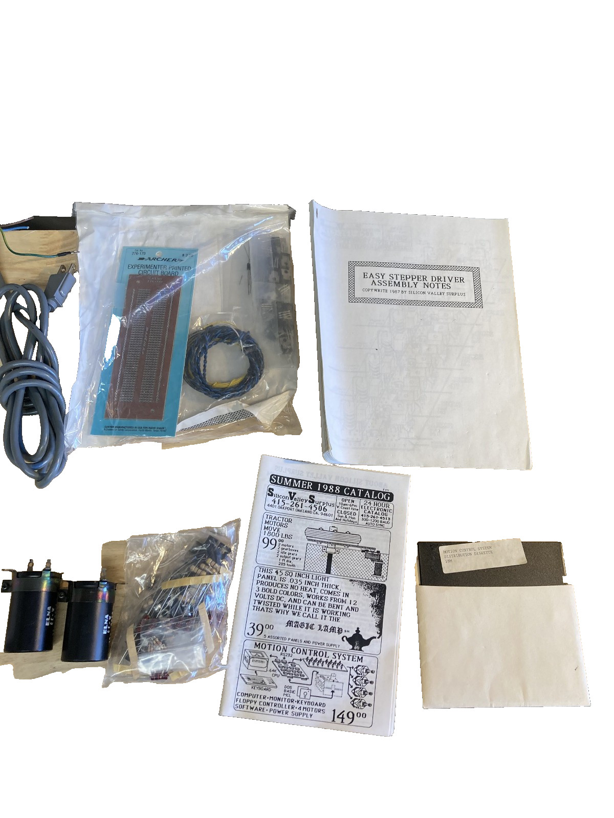 Easy Stepper Driver Kit Silicon Valley Surplus 1988 80s DIY Kit Maker Kit Easy Stepper Driver Kit Silicon Valley Surplus 1988 80s DIY Kit Maker Kit