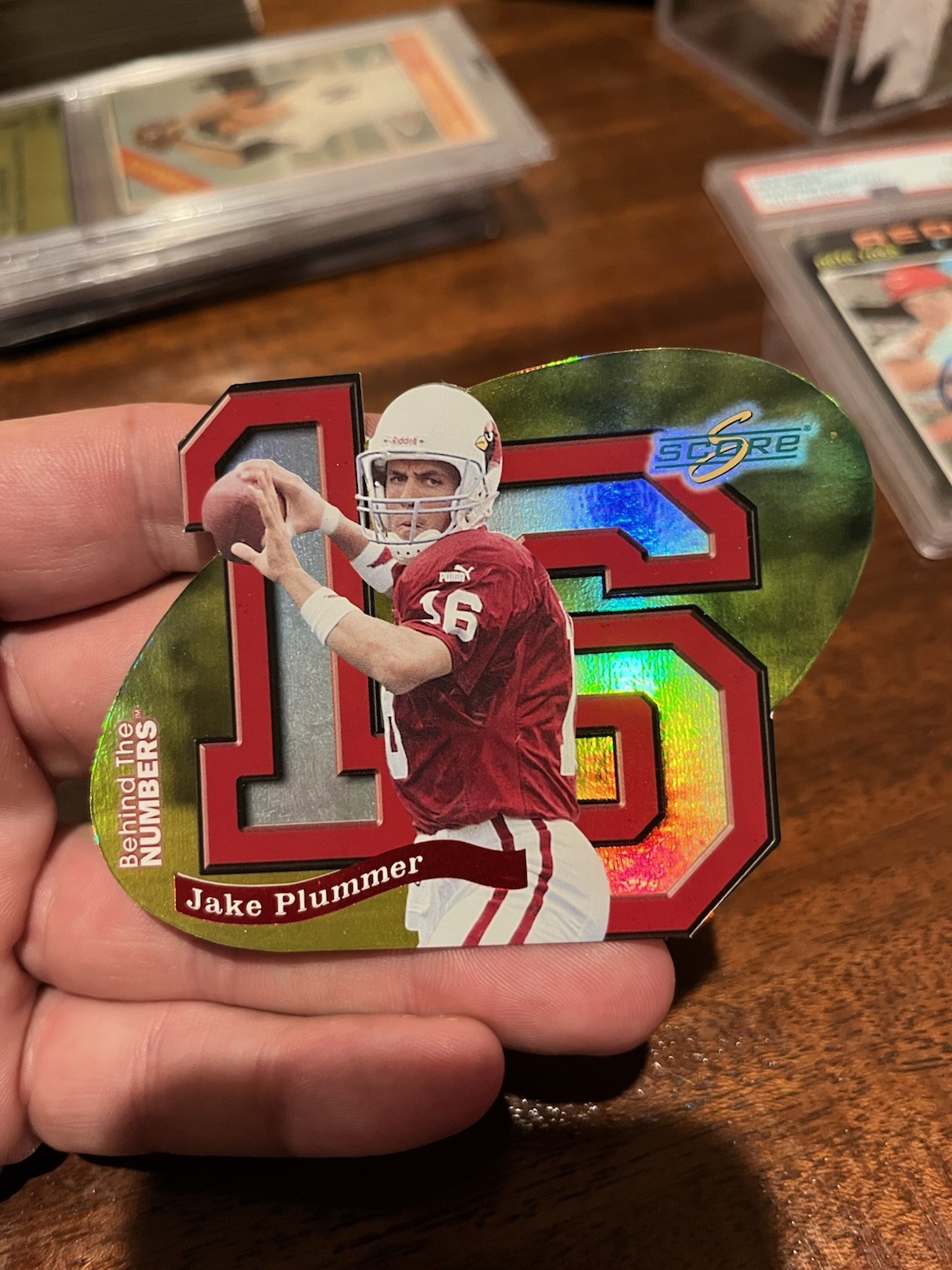 1999 Score Jake Plummer  Behind The Numbers Die Cut #BN16 /16 RARE