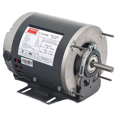 Dayton 5K554 Gp Mtr, Split Ph, Odp, 1/3 Hp, 1725 Rpm, 56Z