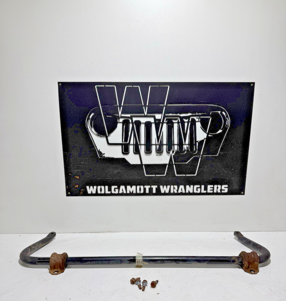 97-06 Jeep TJ Wrangler Front Suspension Stabilizer Sway Bar & Bushings OEM CC