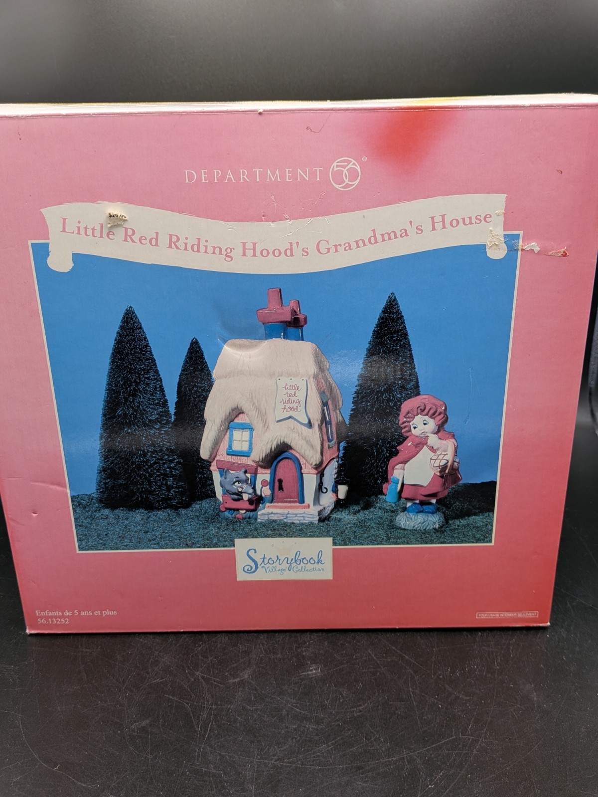 New Storytime Village Red Riding Hood's Grandma's House Lighted Ceramic Dept 56 New Storytime Village Red Riding Hood's Grandma's House Lighted Ceramic Dept 56