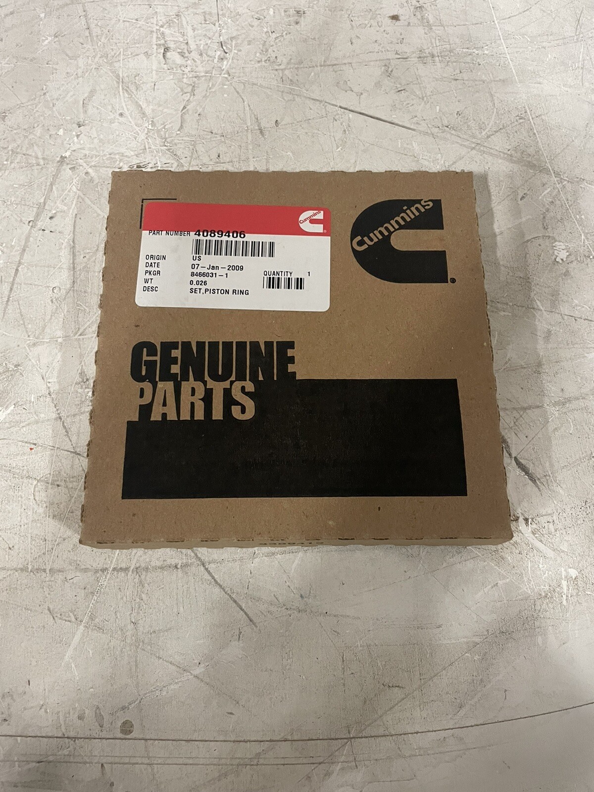 New Cummins Onan SET,RNG 4089406 New Cummins Onan SET,RNG 4089406