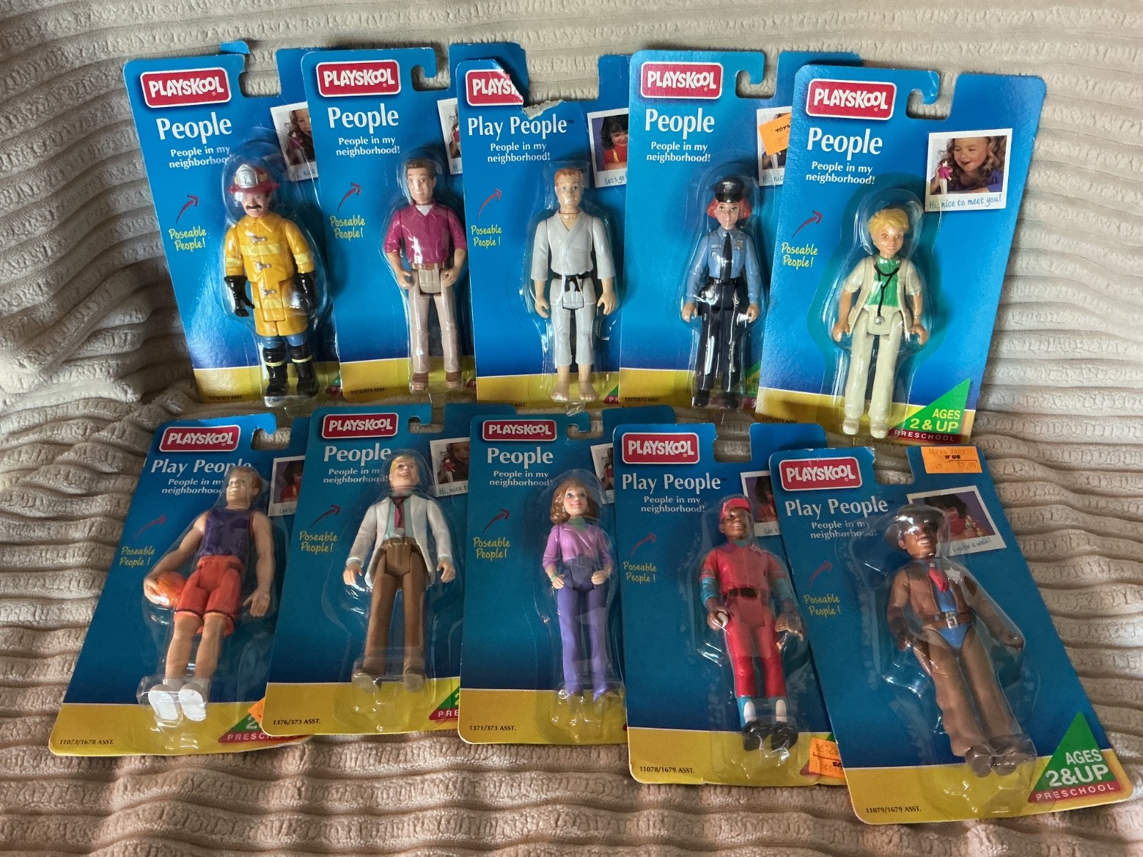 Vintage Playskool Dollhouse People Doctor Nurse Fire Fighter Vintage Playskool Dollhouse People Doctor Nurse Fire Fighter