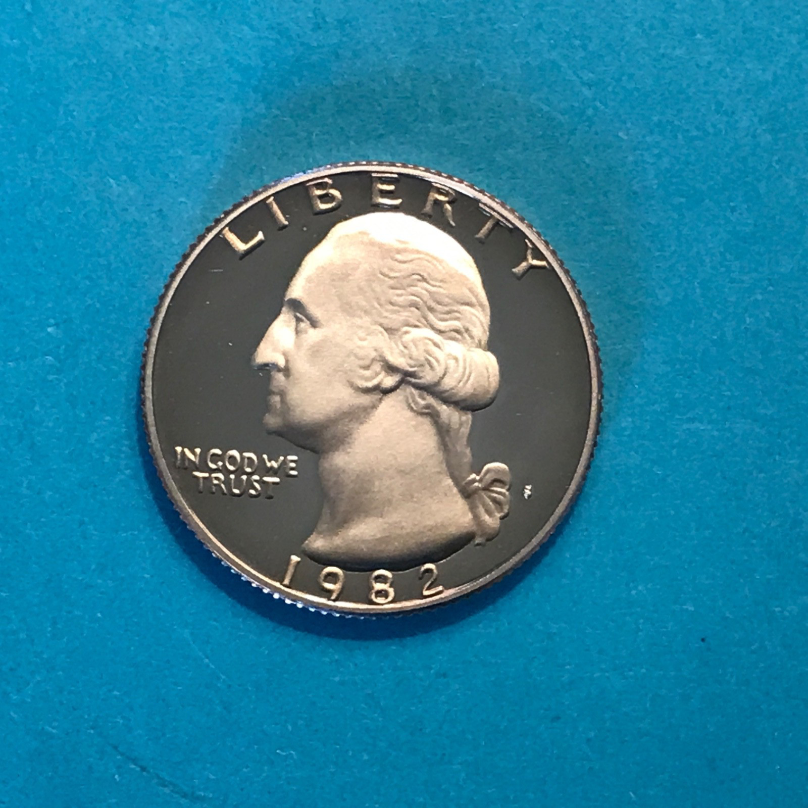 1982 S Washington Proof Quarter   