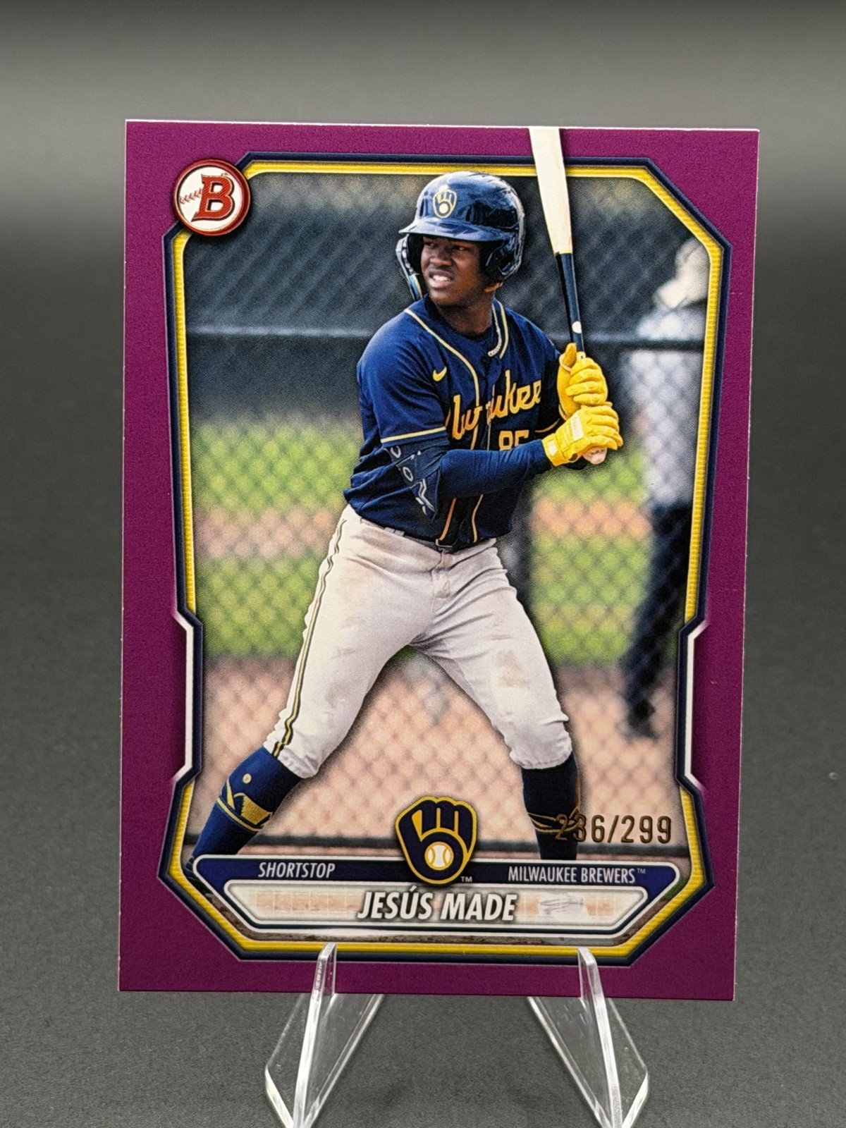 2026 Bowman - Prospects Jesus Made #BP-96 Fuchsia /299 (RC)