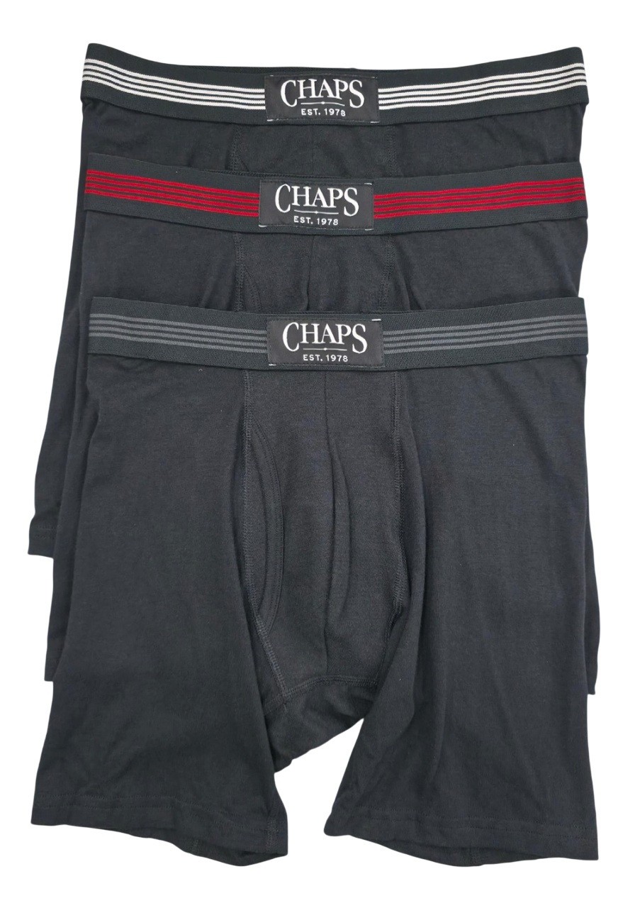 Chaps Men\'s Boxer Briefs 3-Pack - CUBBP3
