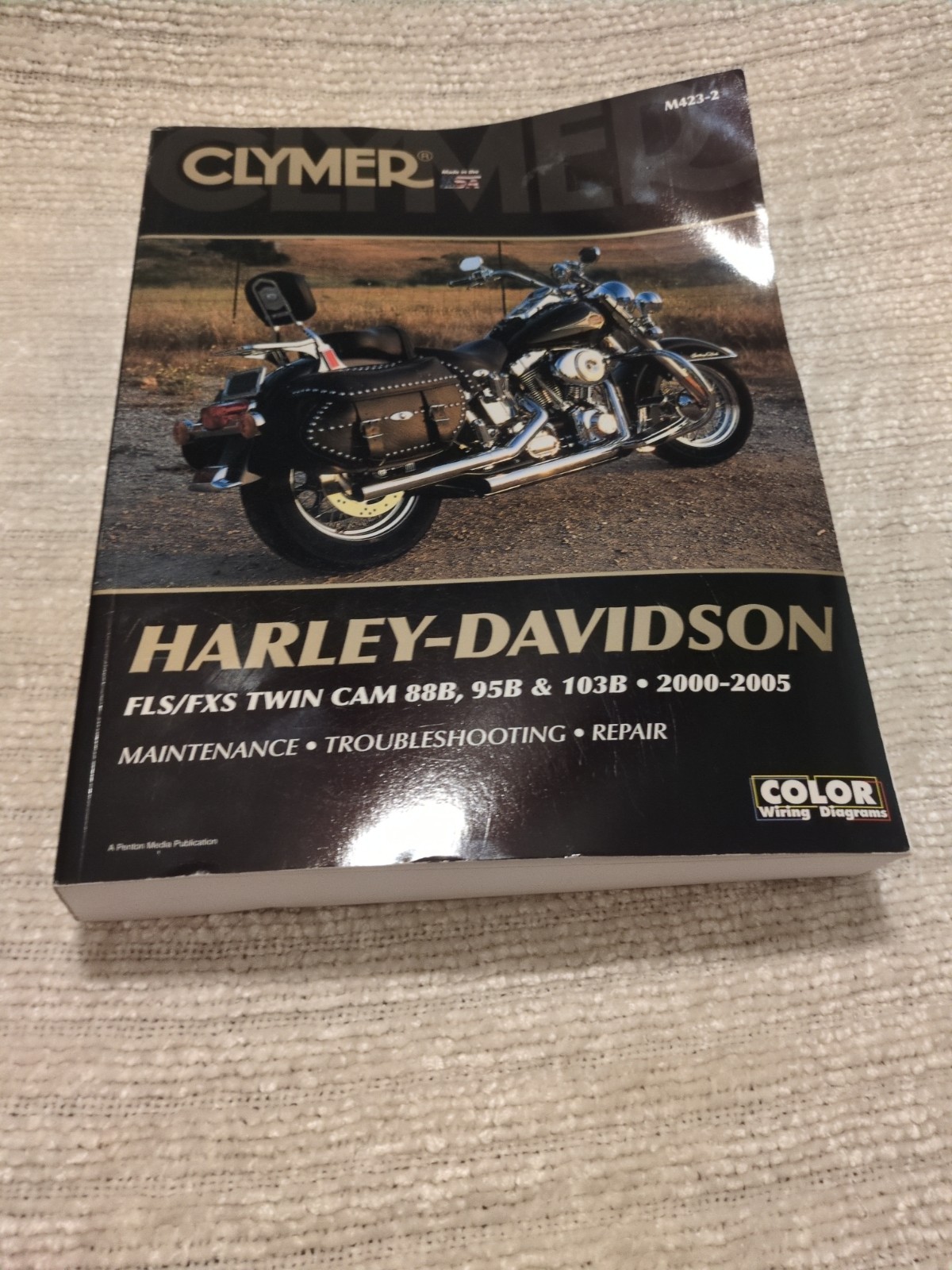 Clymer M423-2 Harley Davidson 2000-2005 maint manual FLS/FXS 