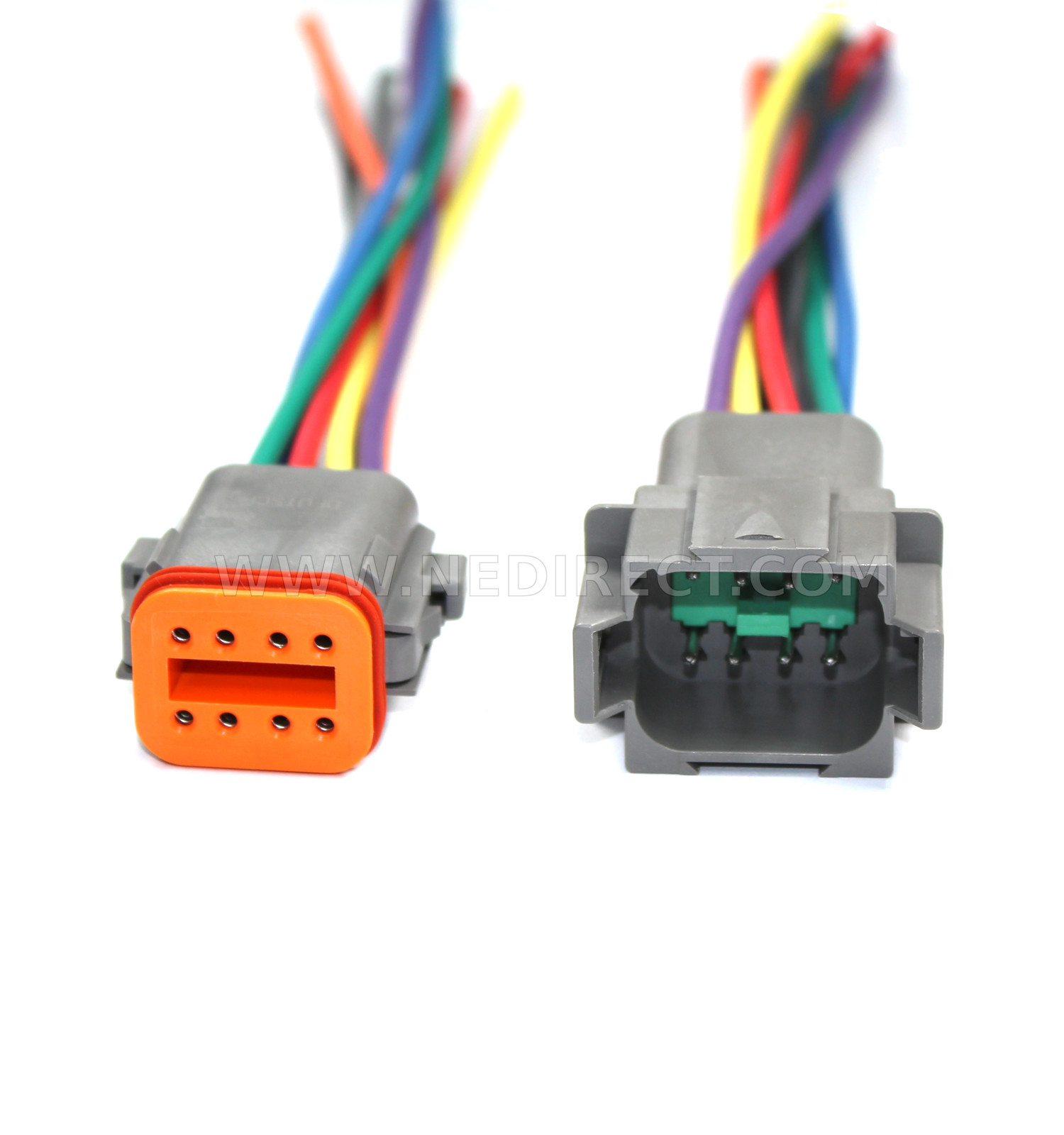 14 AWG Assembled Deutsch DT 8 Pin waterproof connector 6