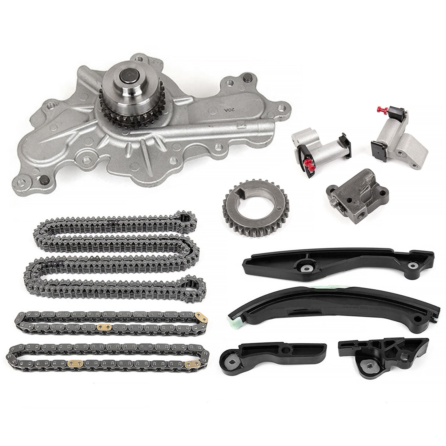 For 13-19 Ford Explorer Flex Lincoln Taurus 3.5L Timing Chain Water Pump For 13-19 Ford Explorer Flex Lincoln Taurus 3.5L Timing Chain Water Pump